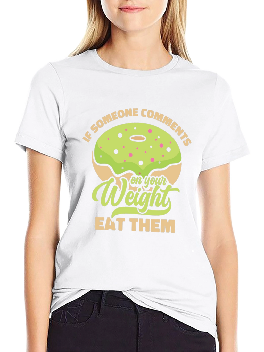 Humorous Eat Them Weight Donut T-Shirt