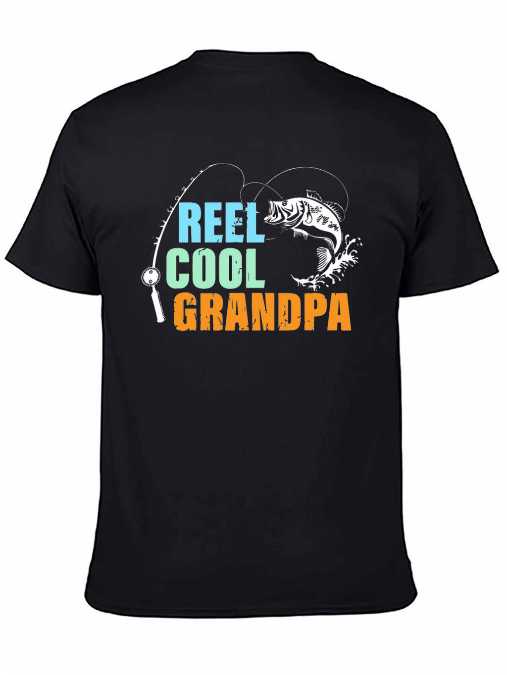 Reel Cool Grandpa Fishing T-Shirt
