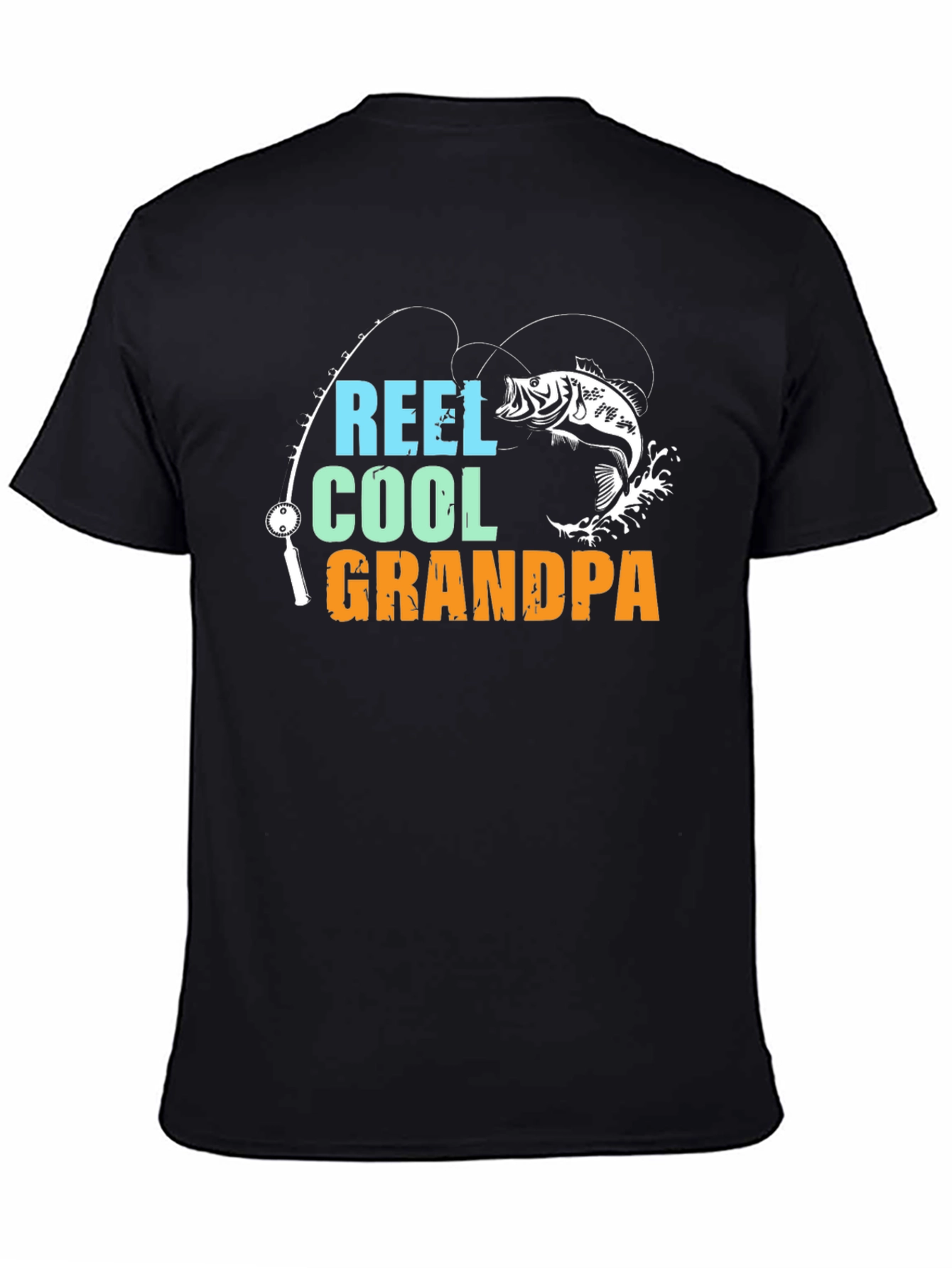 Reel Cool Grandpa Fishing T-Shirt