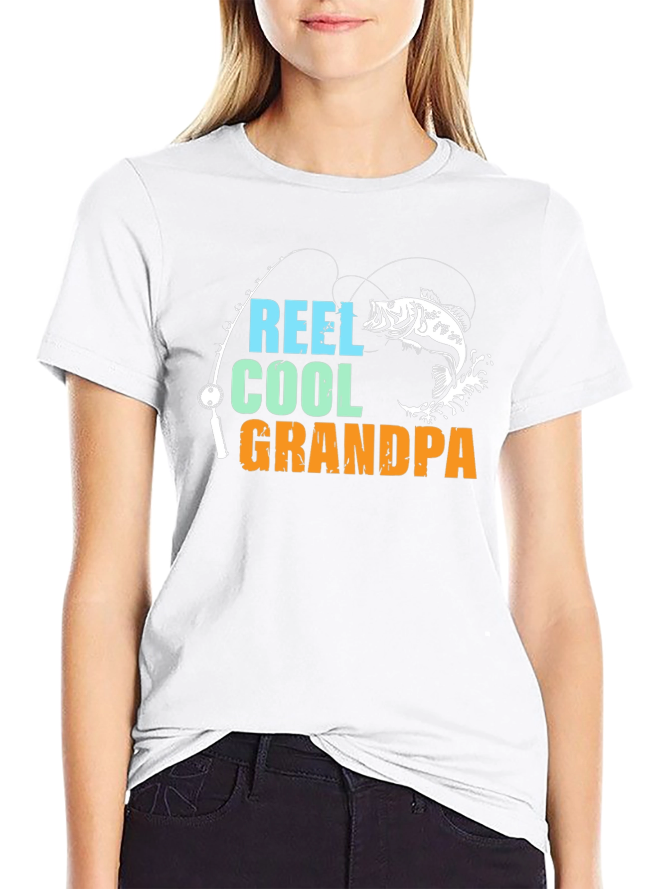 Reel Cool Grandpa Fishing T-Shirt