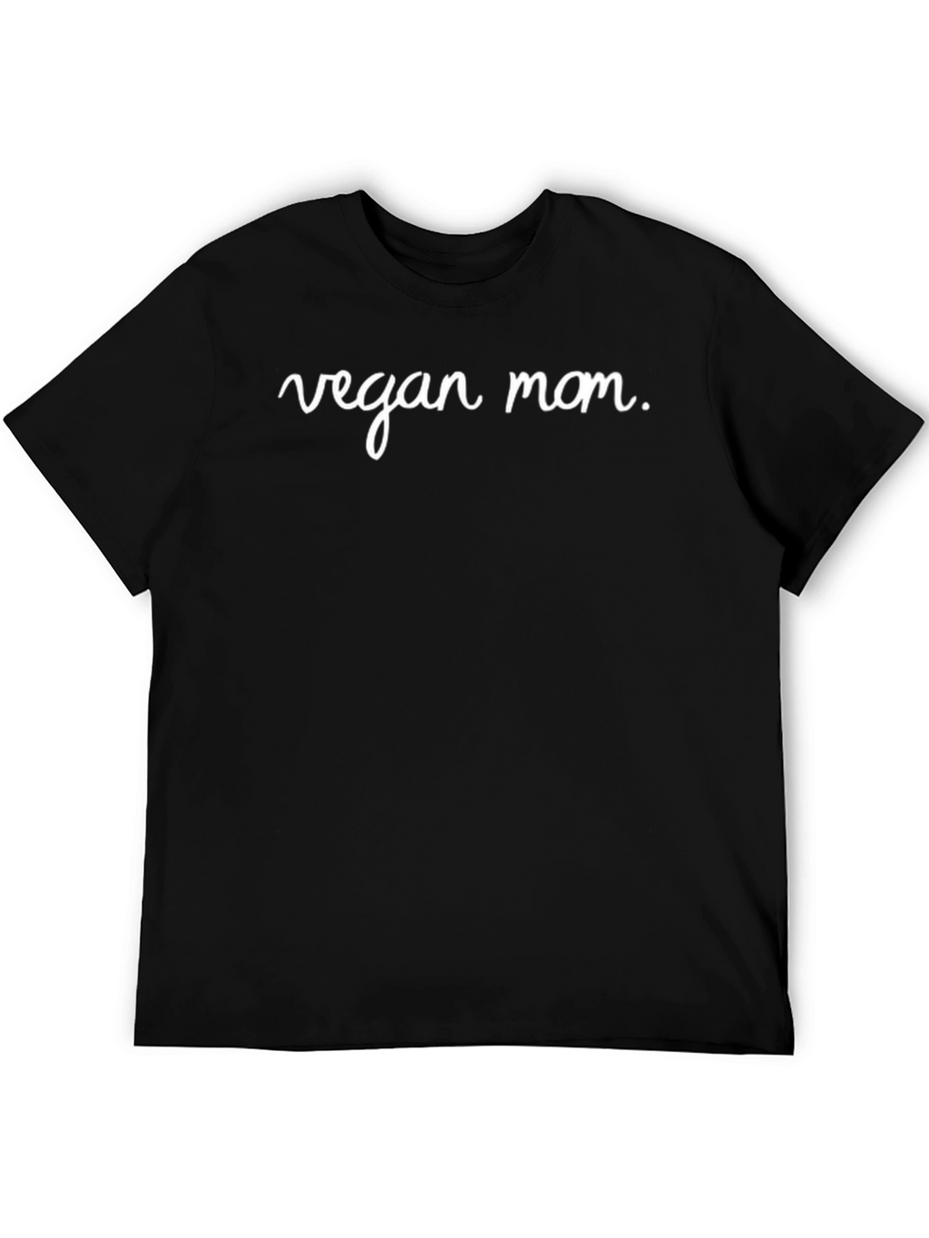 Vegan Mom Graphic Tee - Black T-Shirt