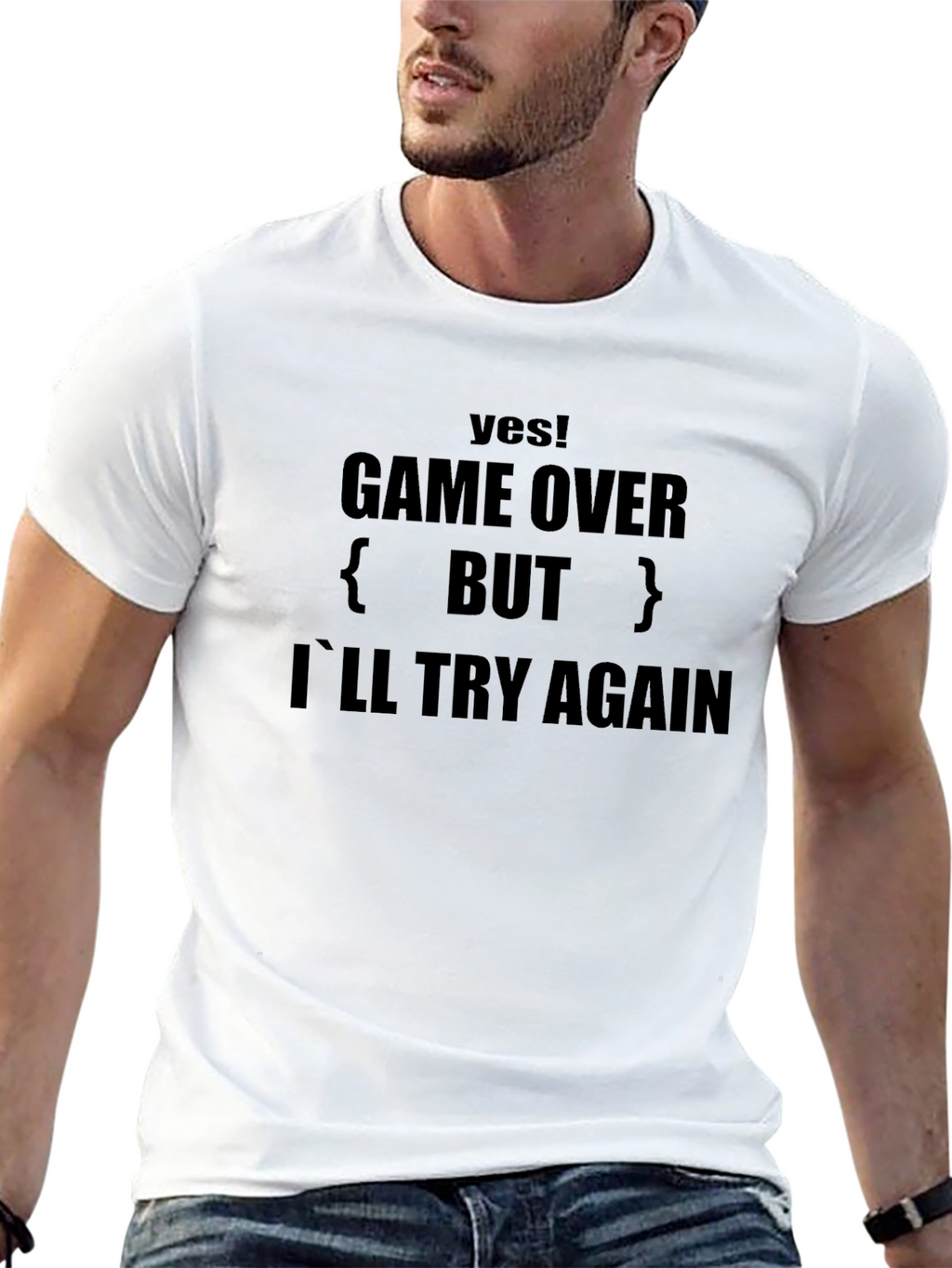 Game Over Retry T-Shirt - Gamer Gift