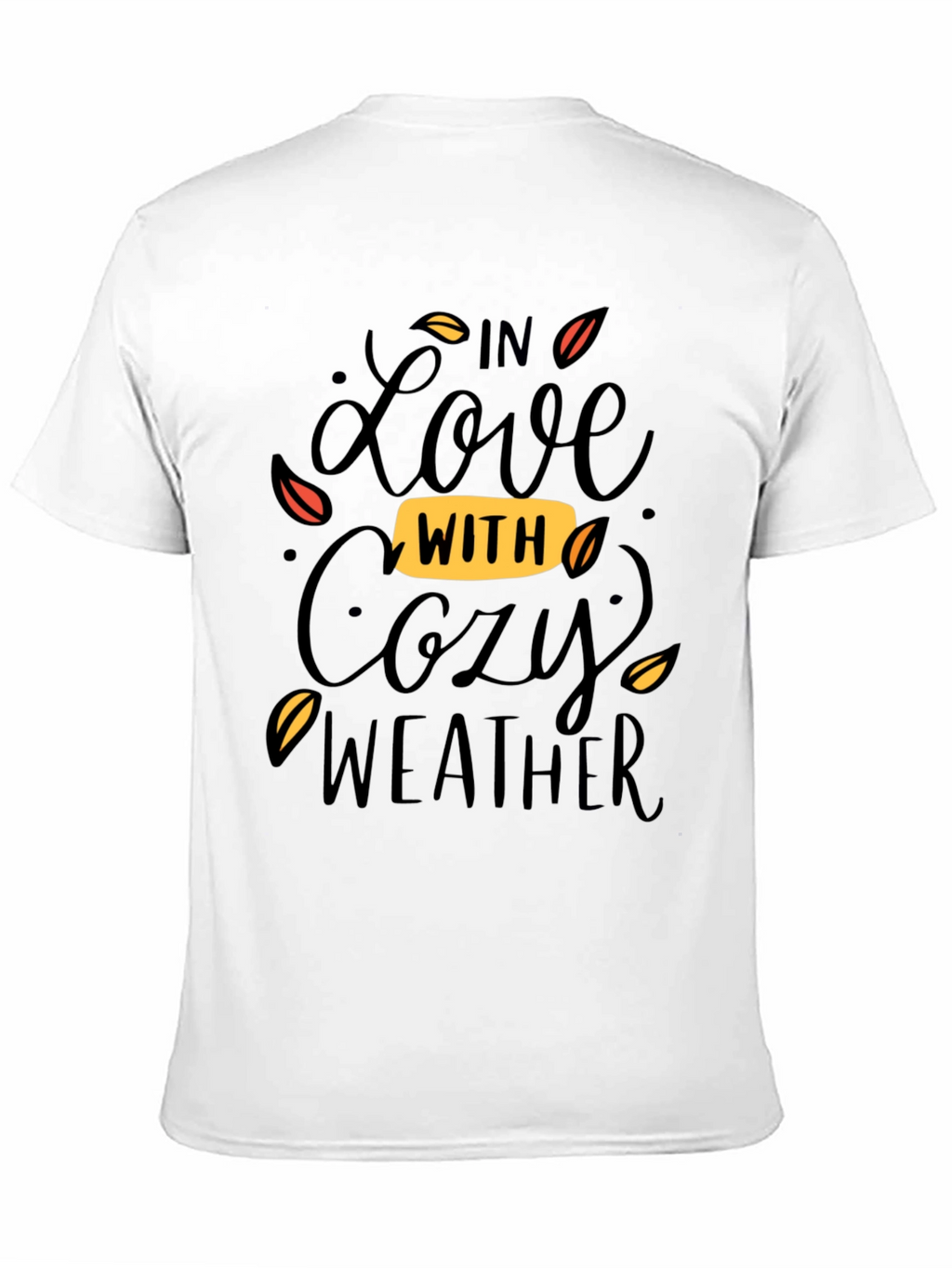 Cozy Weather Graphic Tee - Soft Black T-Shirt
