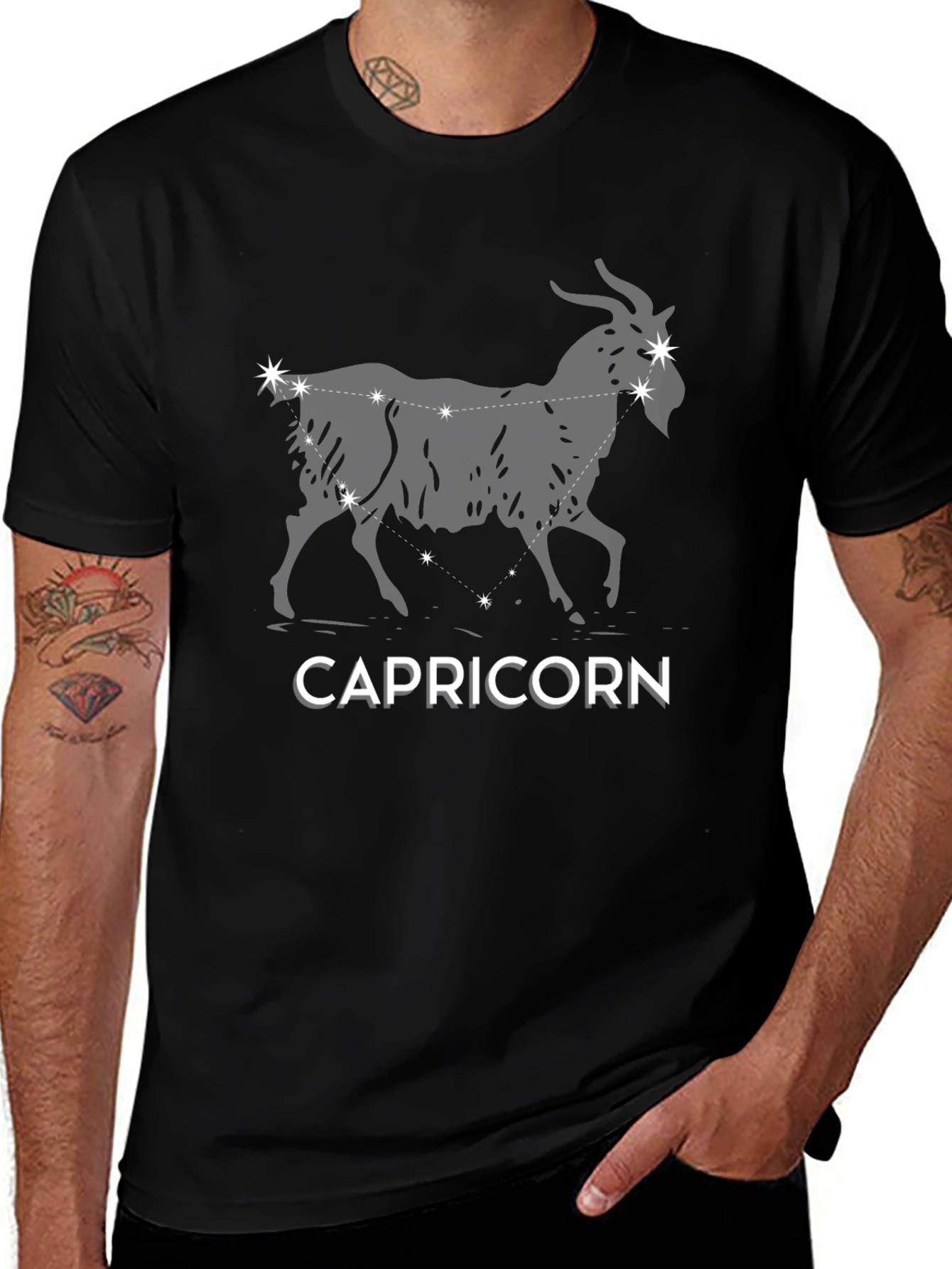 Capricorn Constellation T-Shirt - Zodiac Sign Tee