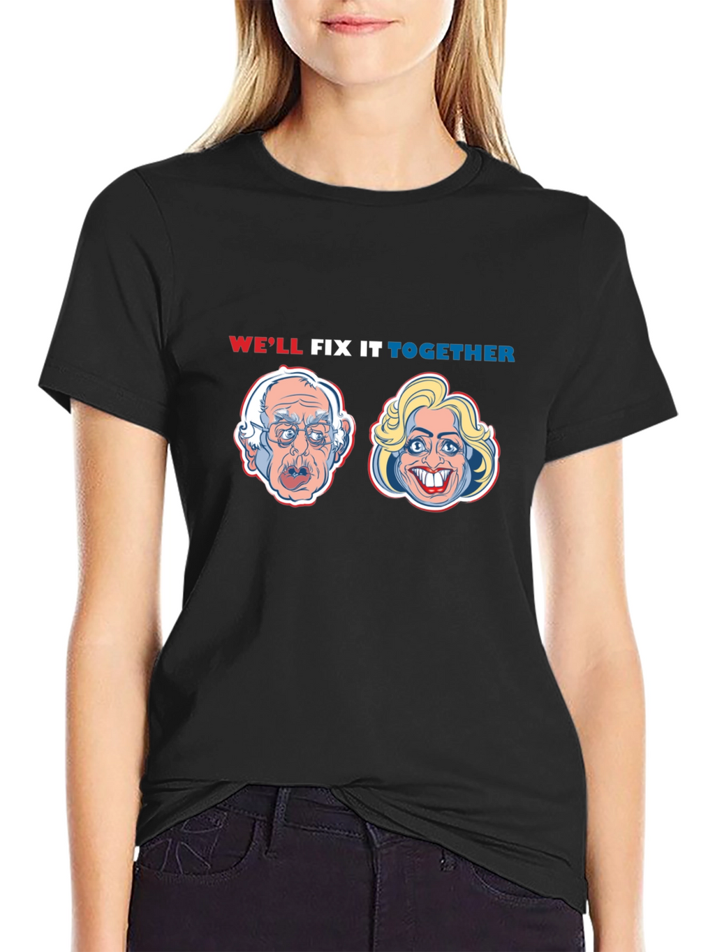 Political Humor T-Shirt: Well Fix It Together