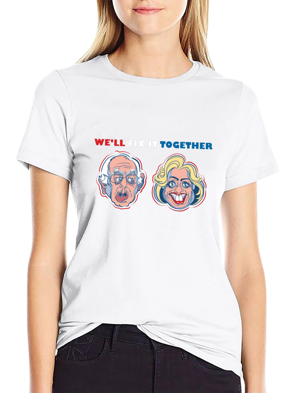 Political Humor T-Shirt: Well Fix It Together