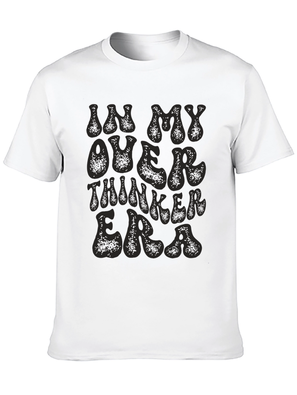 Overthinker Era Graphic Tee - Trendy Relaxed Fit