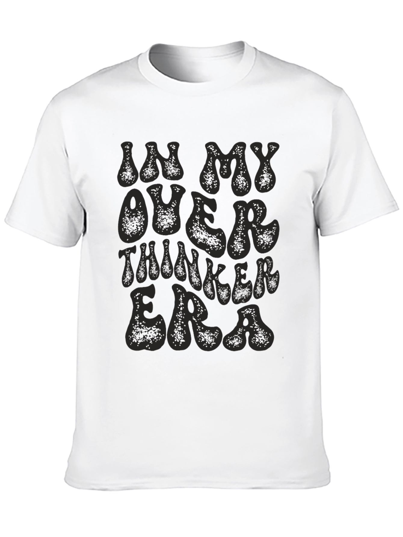 Overthinker Era Graphic Tee - Trendy Relaxed Fit