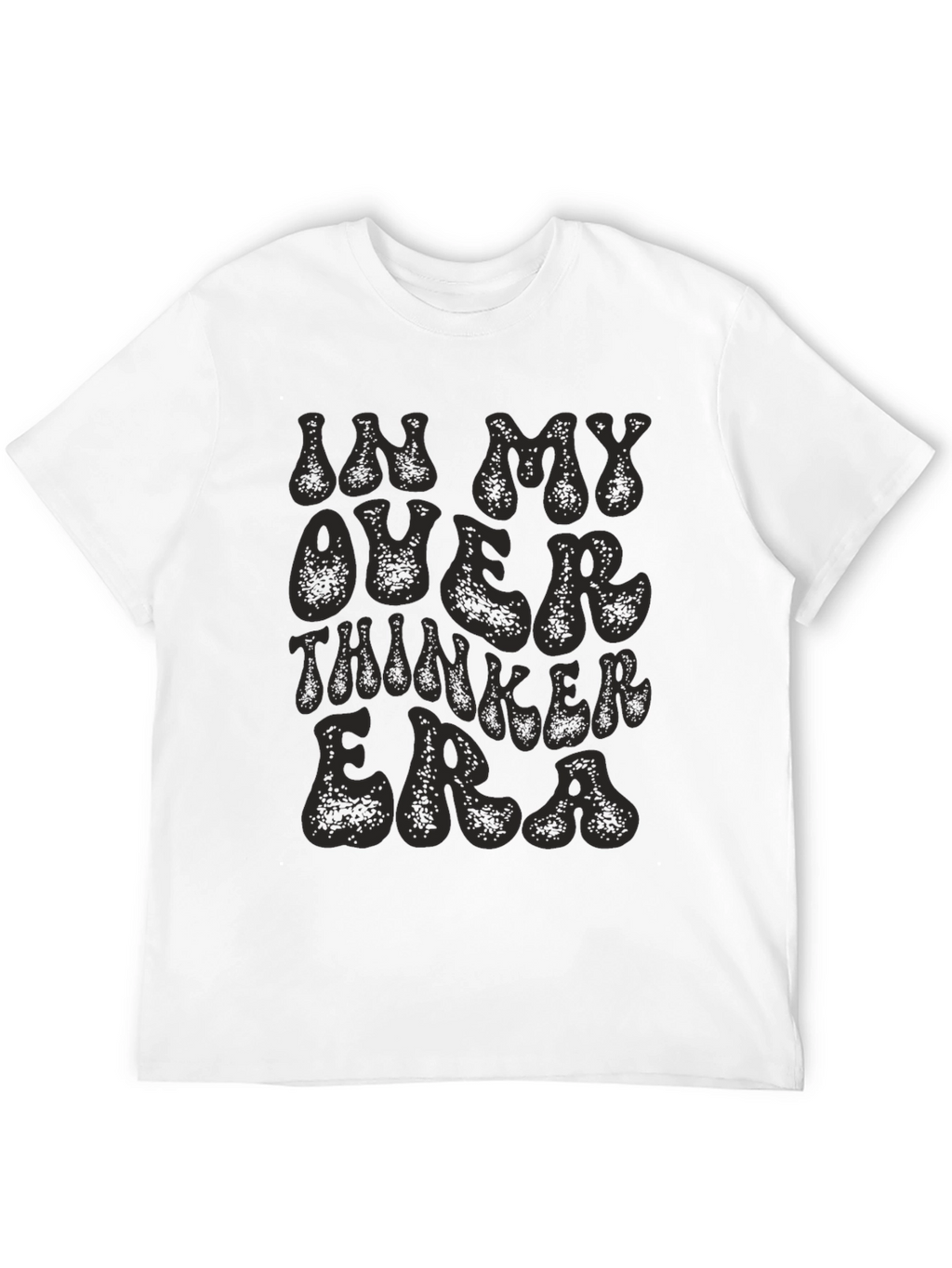 Overthinker Era Graphic Tee - Trendy Relaxed Fit