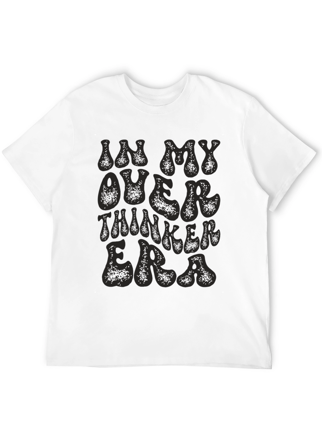 Overthinker Era Graphic Tee - Trendy Relaxed Fit