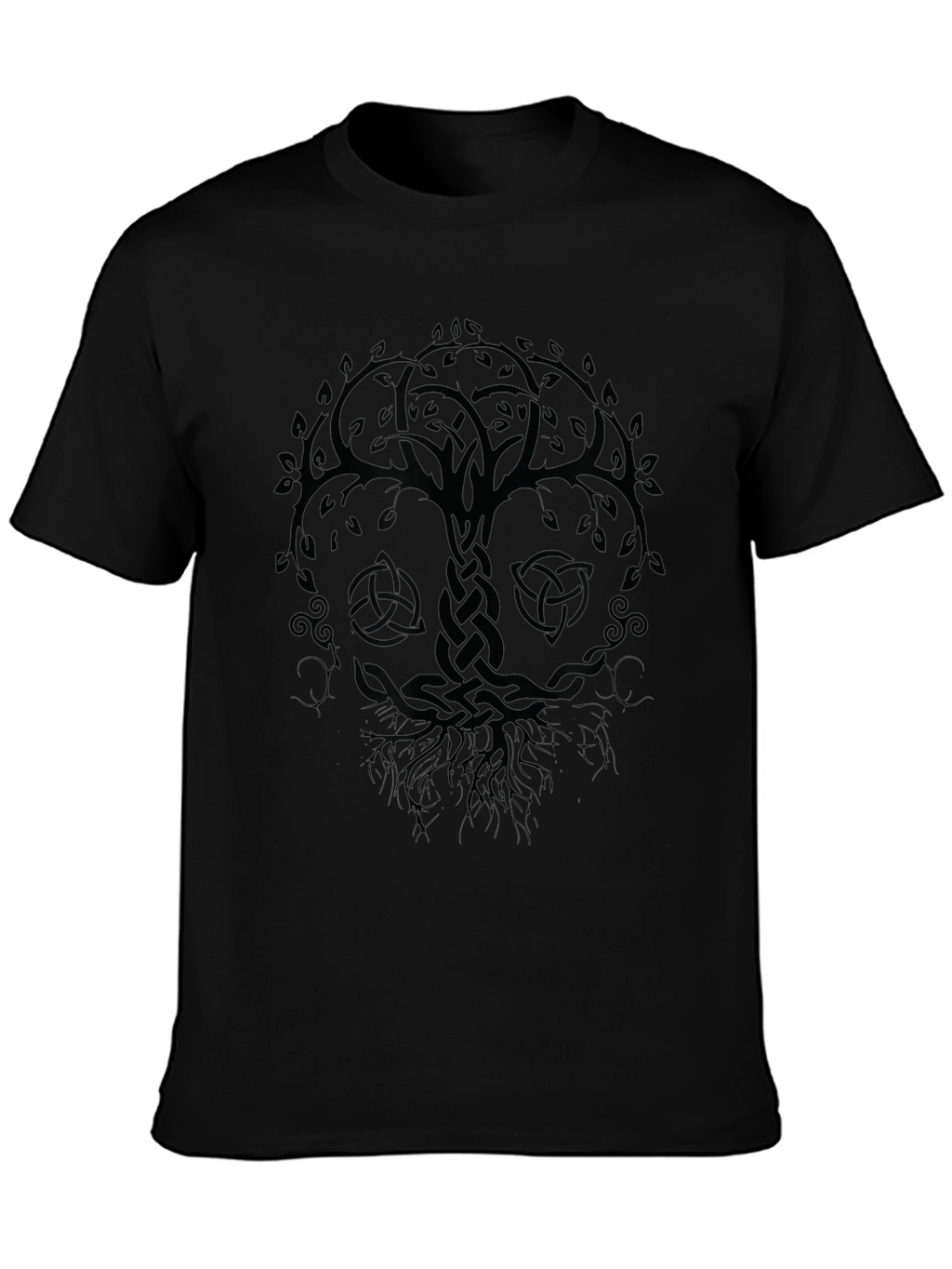 Celtic Tree of Life Black Graphic Tee