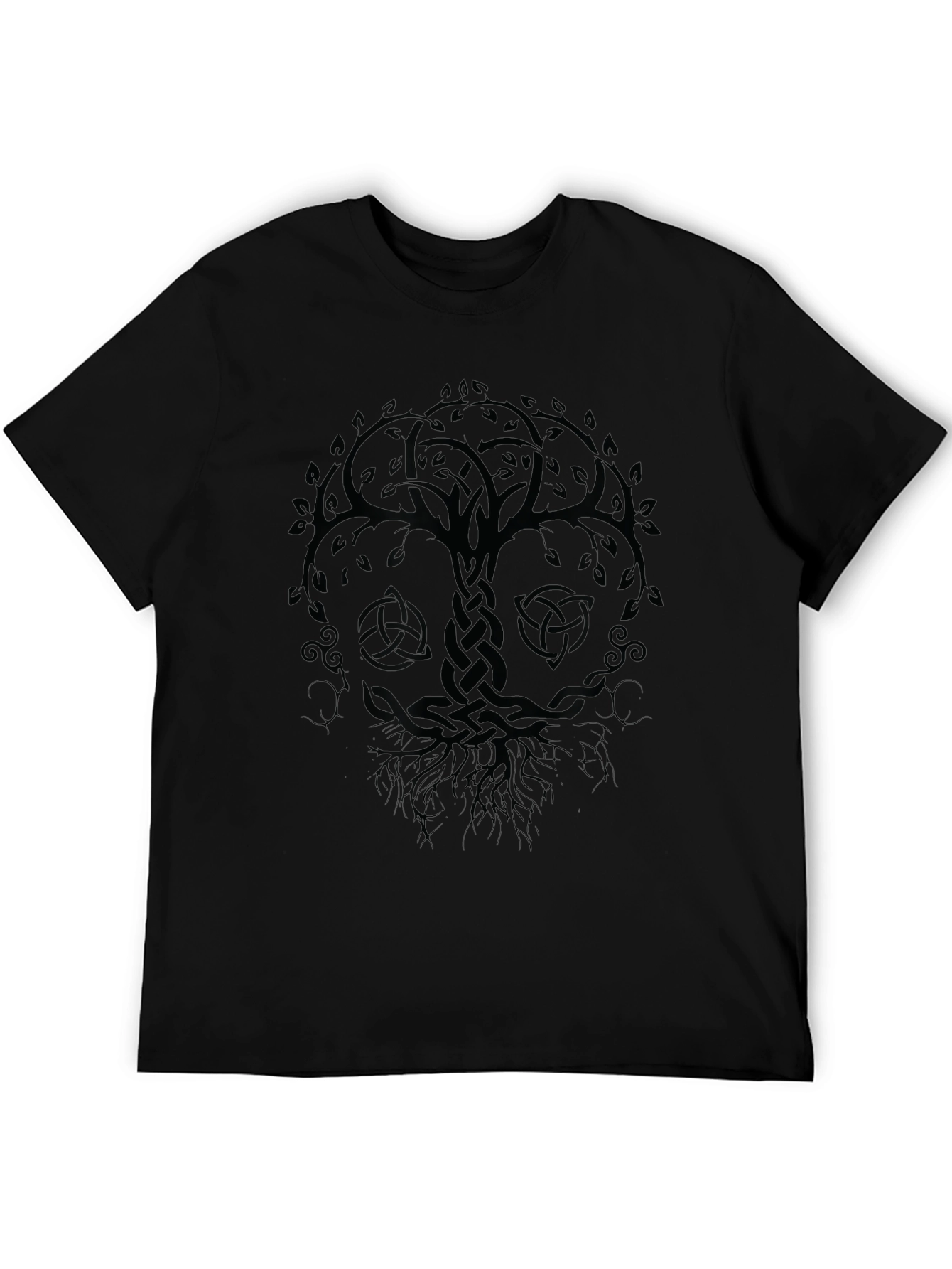 Celtic Tree of Life Black Graphic Tee