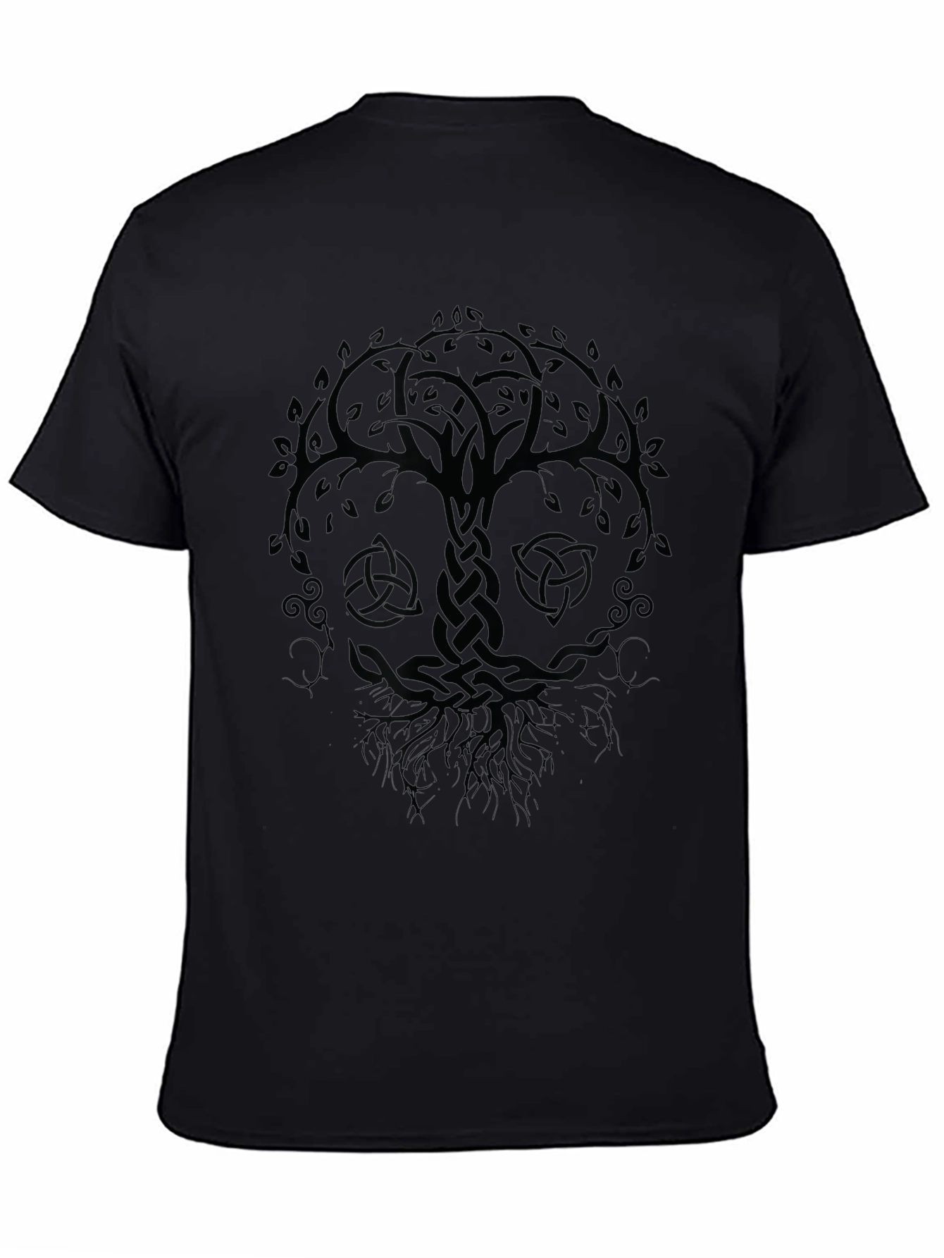 Celtic Tree of Life Black Graphic Tee