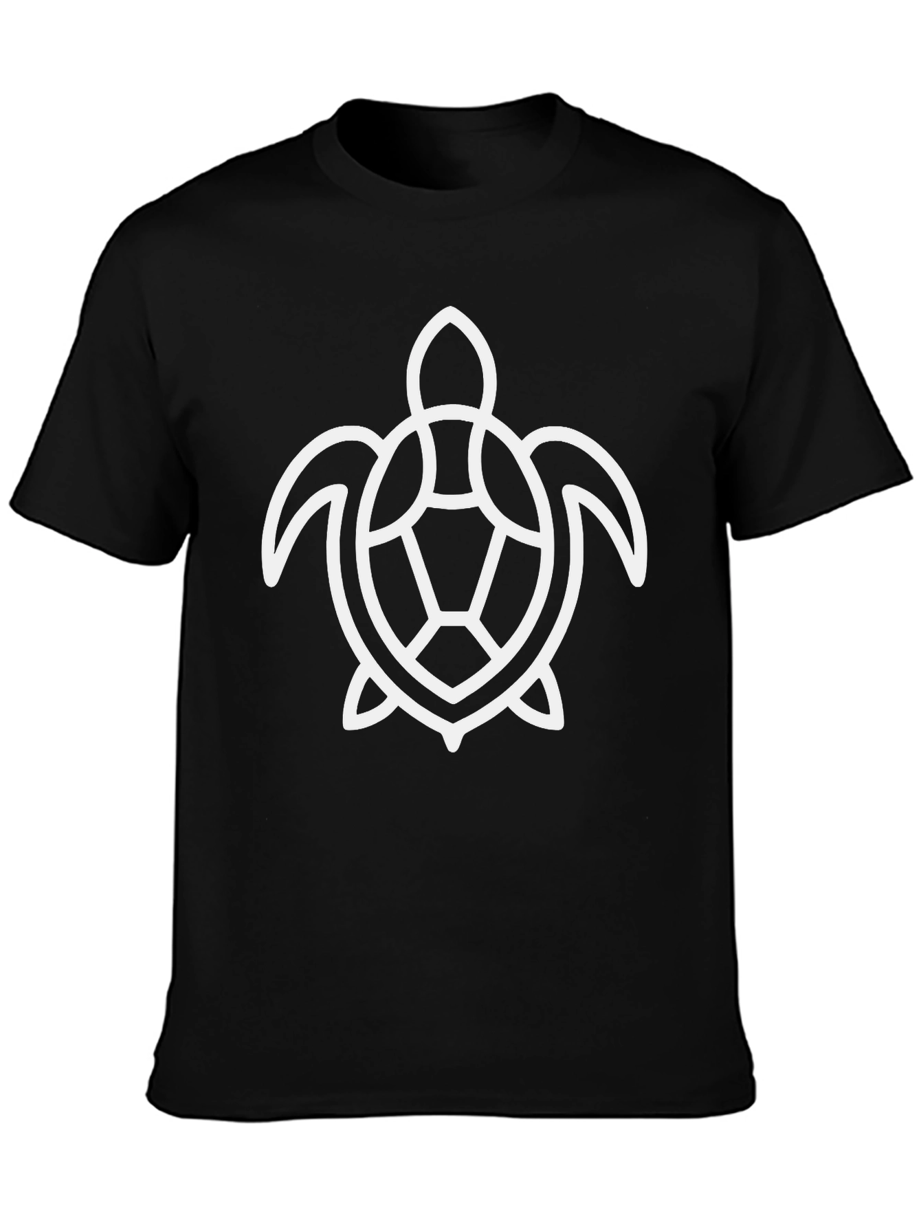 Sea Turtle Graphic Tee - Black