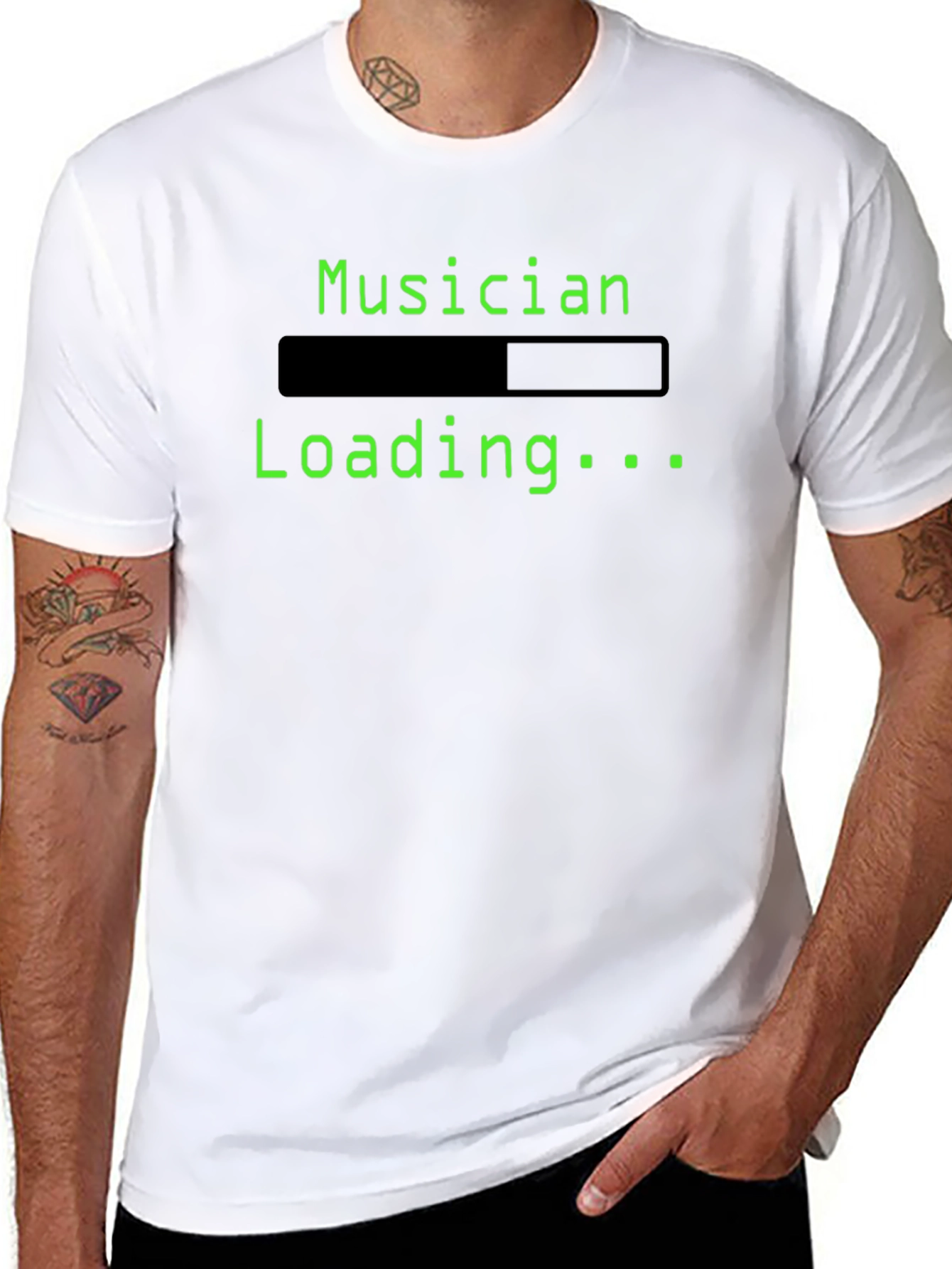 Musician Loading T-Shirt - Funny Music Lover Tee