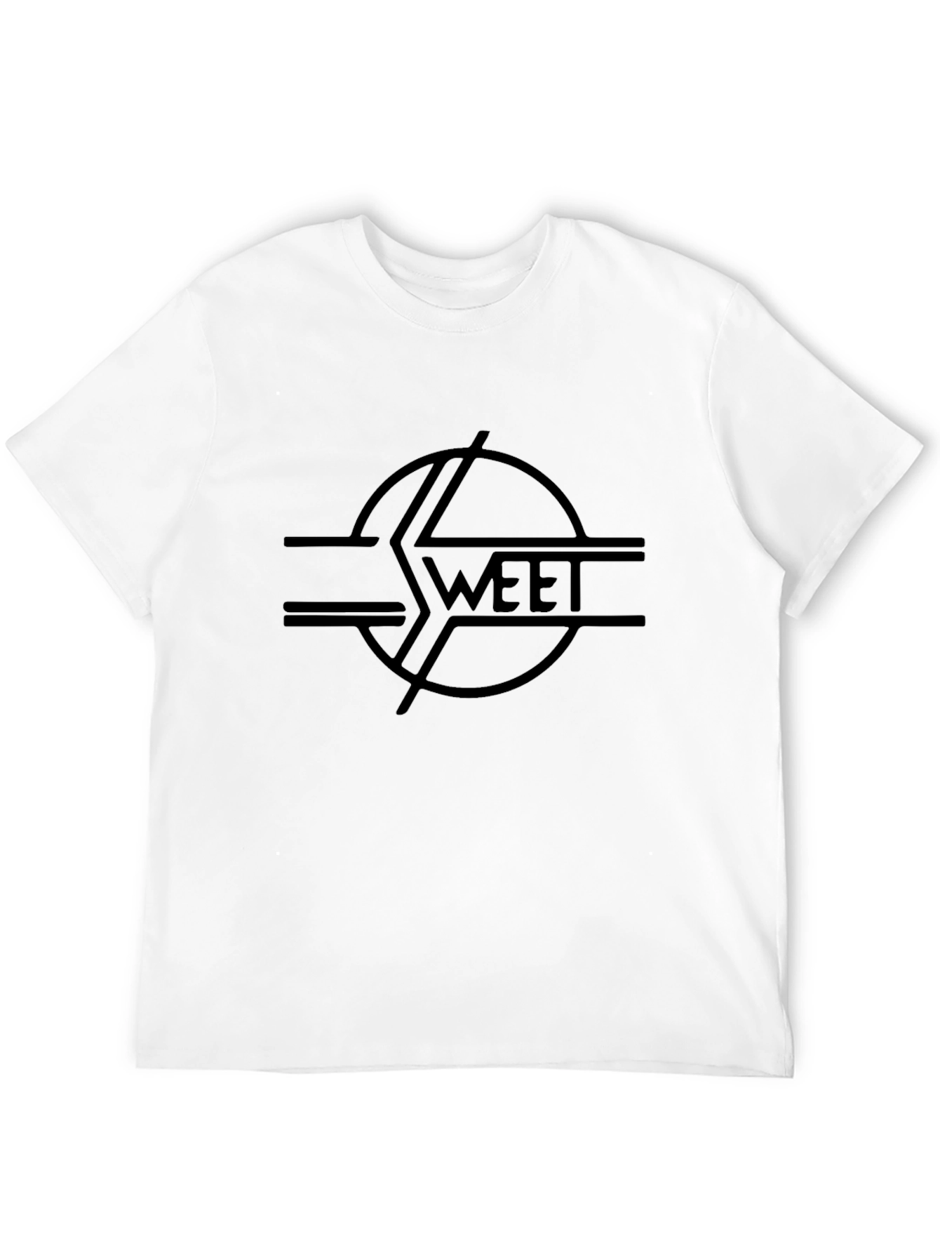 Sweet Band Logo Black Graphic T-Shirt