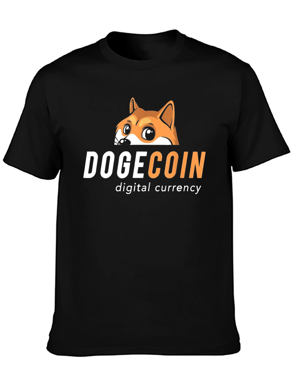 Dogecoin Peek T-Shirt – Crypto Doge Graphic Tee