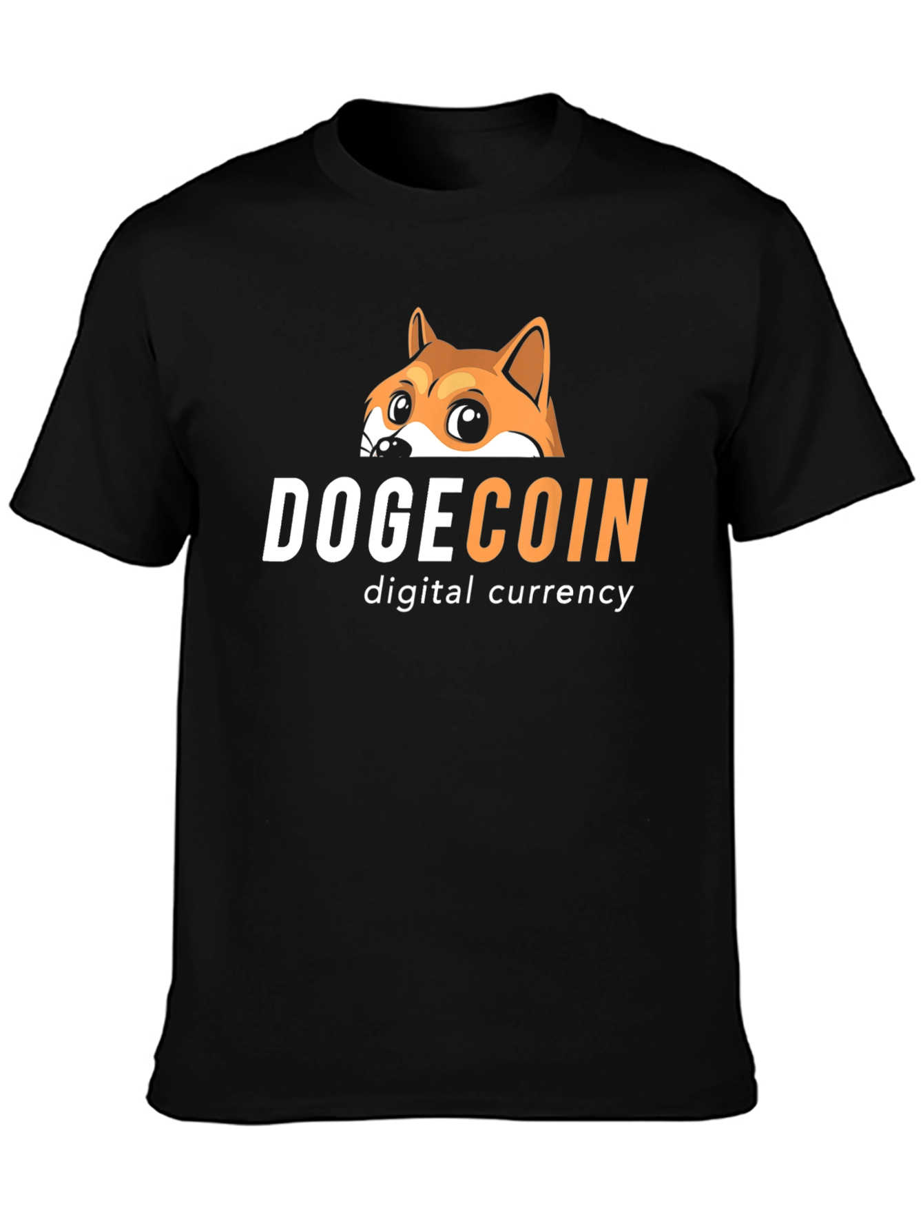 Dogecoin Peek T-Shirt – Crypto Doge Graphic Tee