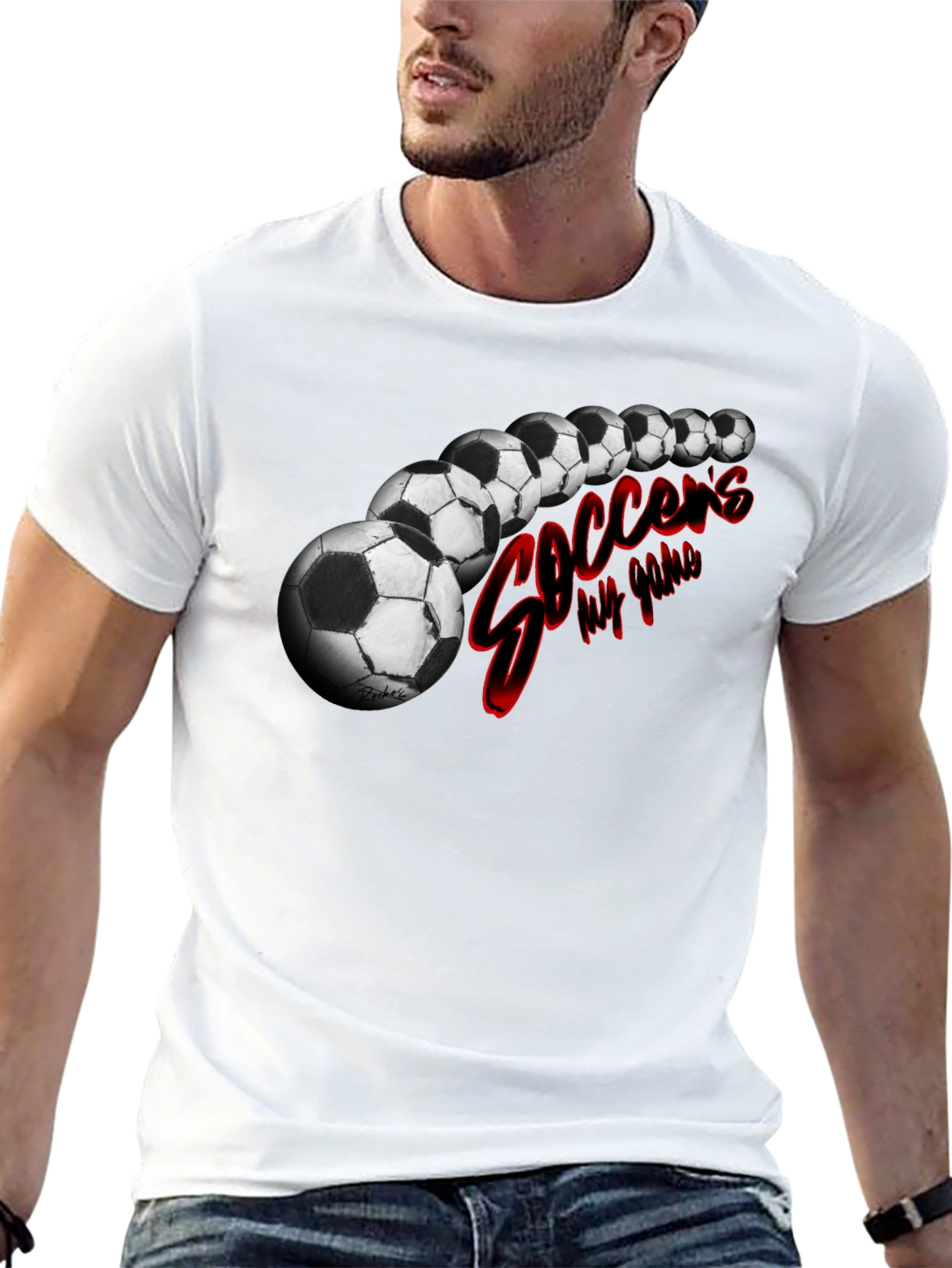 Soccers My Game Black T-Shirt