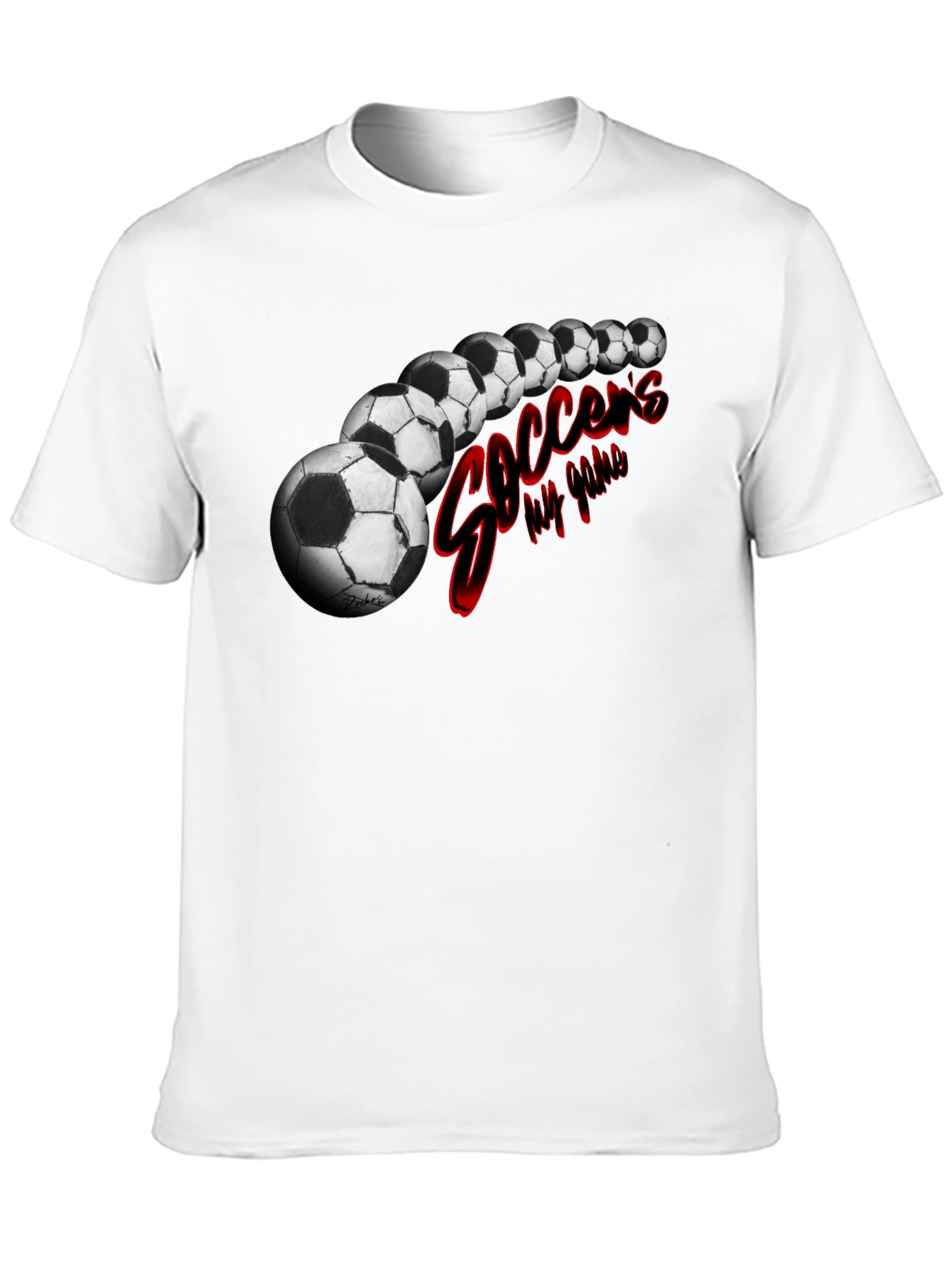 Soccers My Game Black T-Shirt