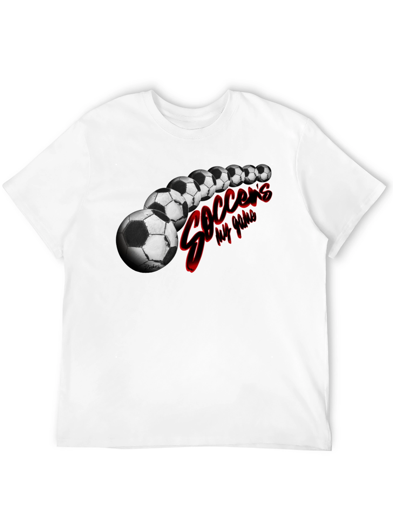 Soccers My Game Black T-Shirt