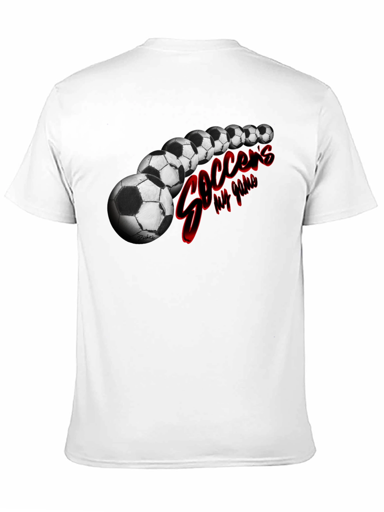 Soccers My Game Black T-Shirt