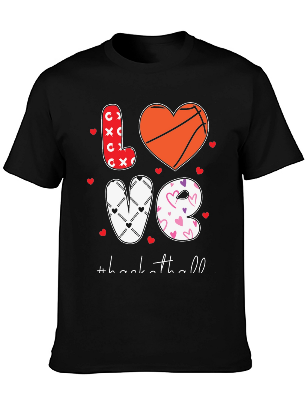Love Basketball Valentines T-Shirt