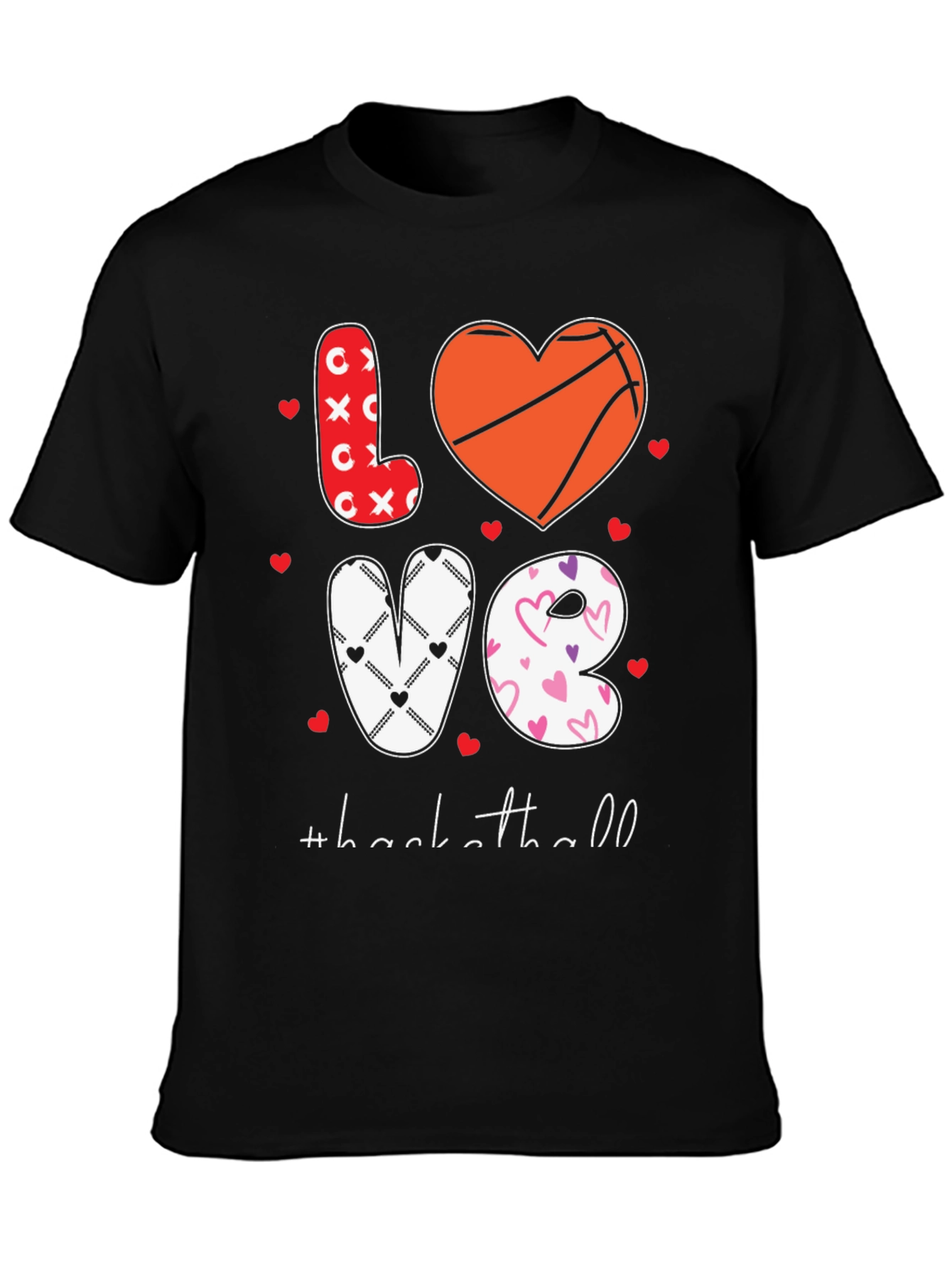 Love Basketball Valentines T-Shirt