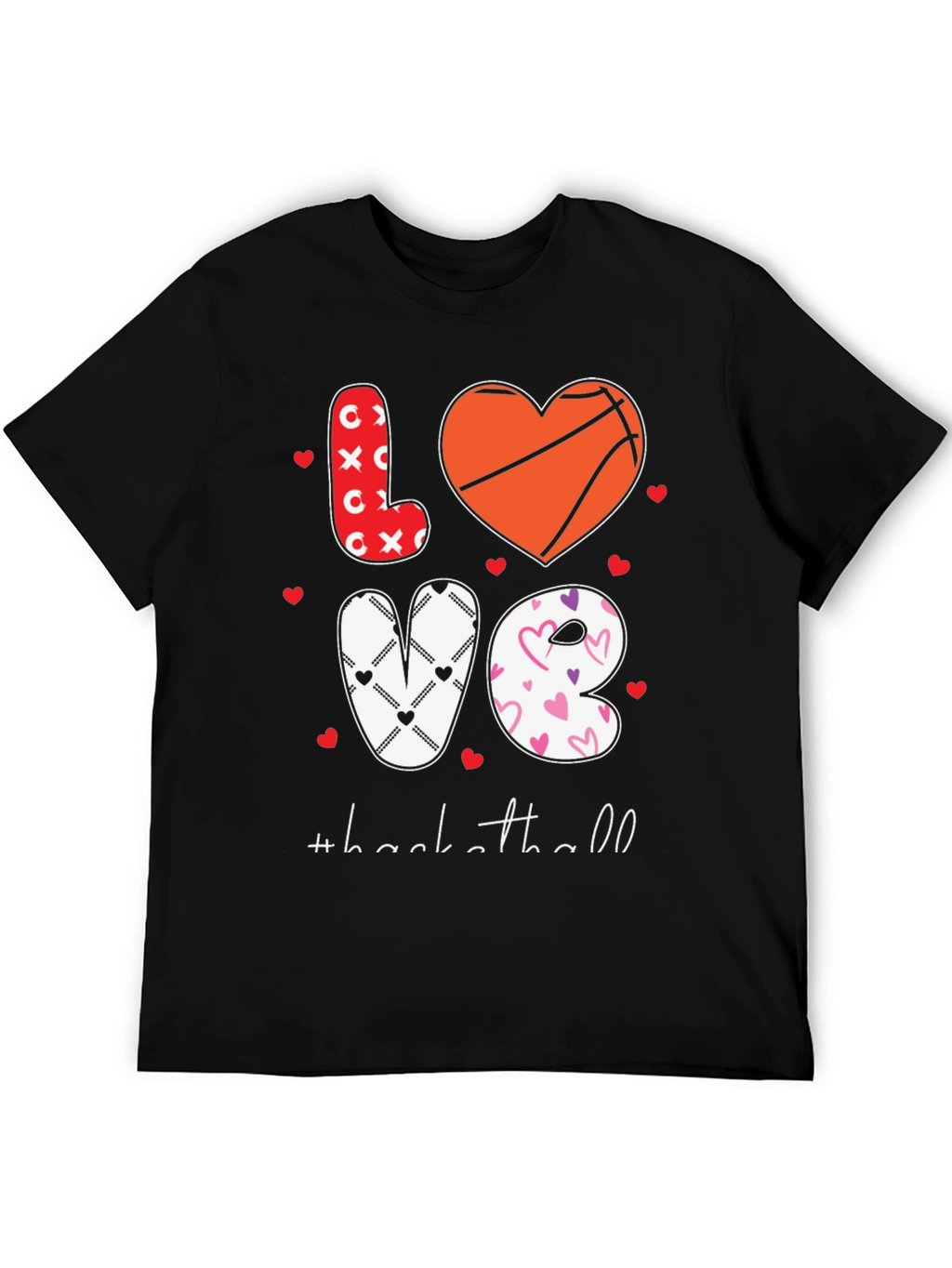 Love Basketball Valentines T-Shirt
