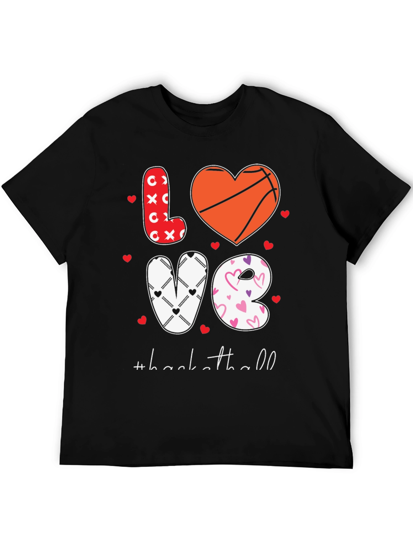 Love Basketball Valentines T-Shirt