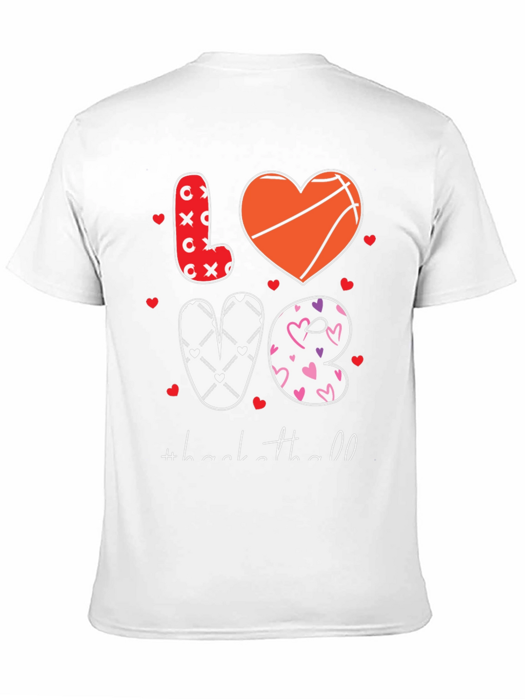 Love Basketball Valentines T-Shirt