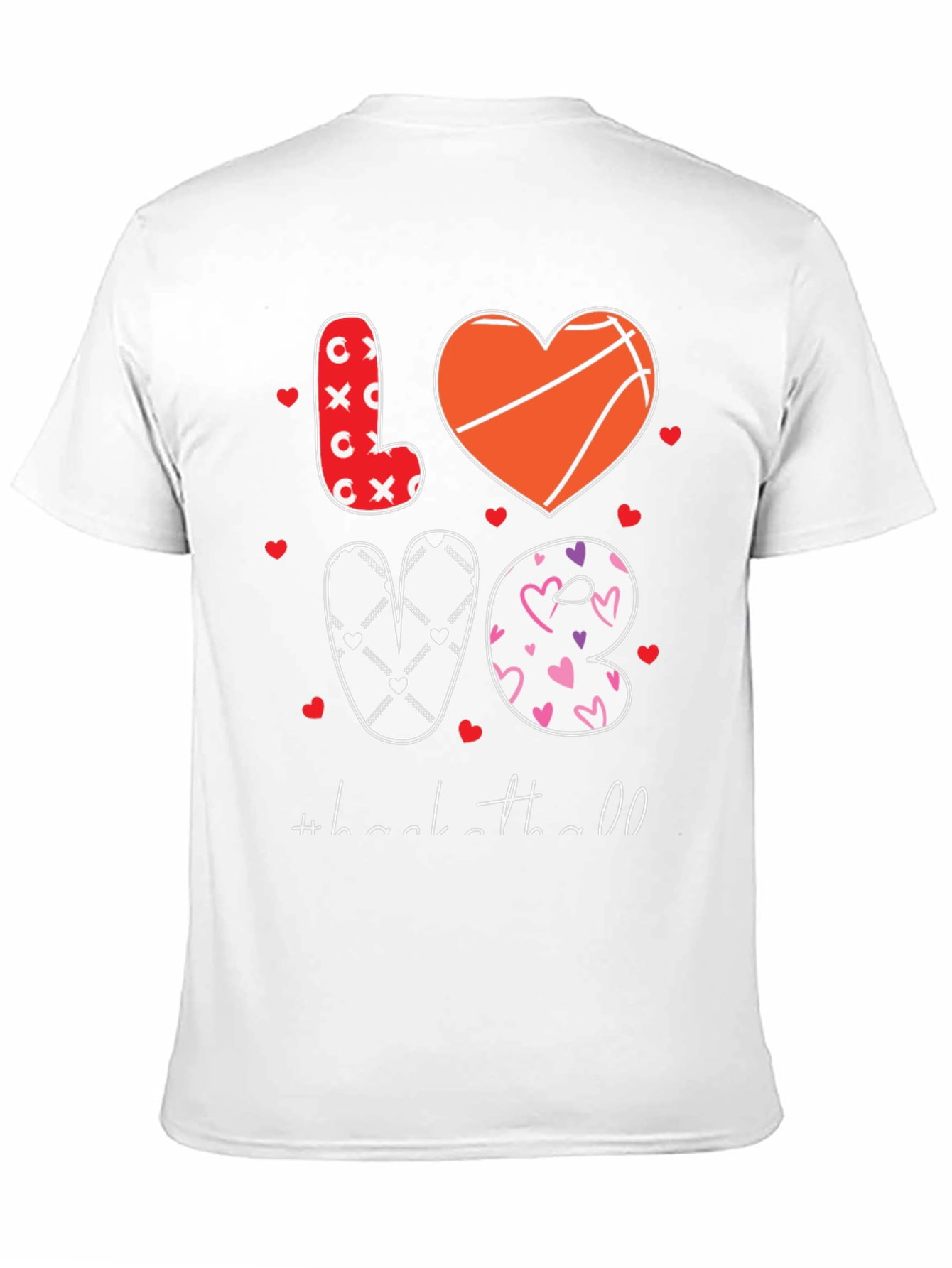 Love Basketball Valentines T-Shirt