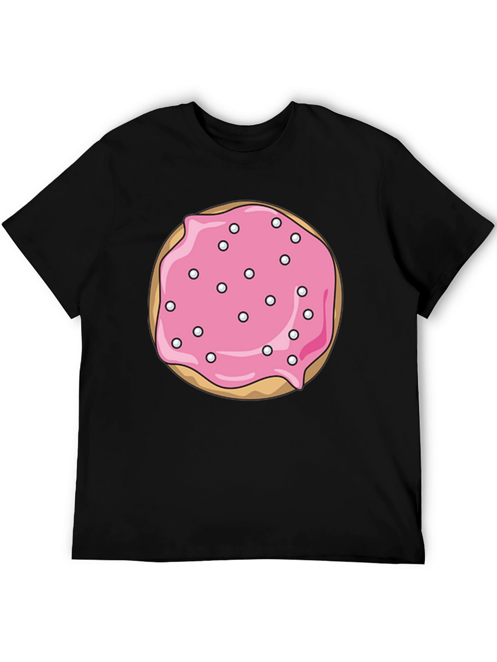 Donut Graphic Tee - Novelty Food T-Shirt