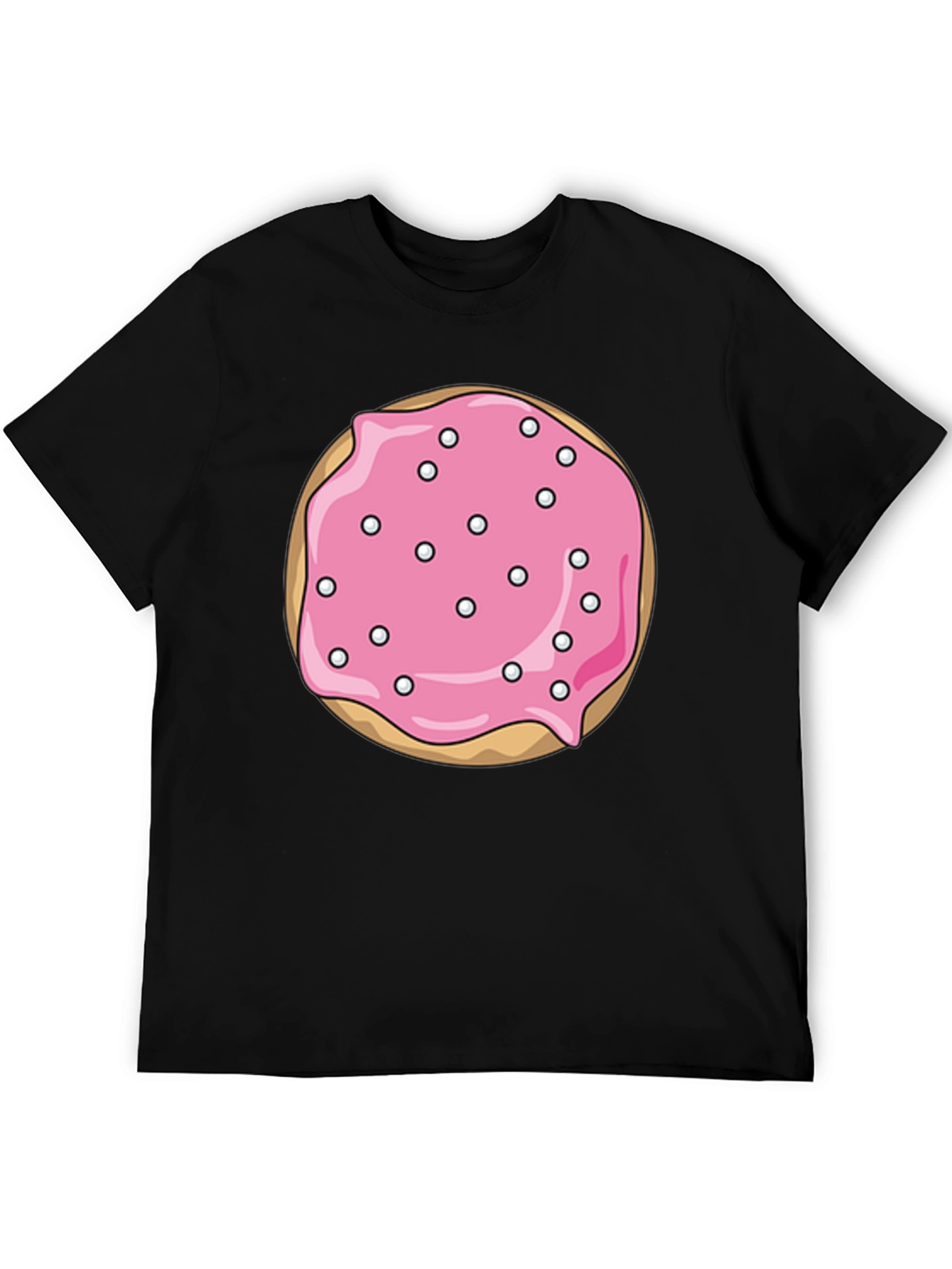 Donut Graphic Tee - Novelty Food T-Shirt