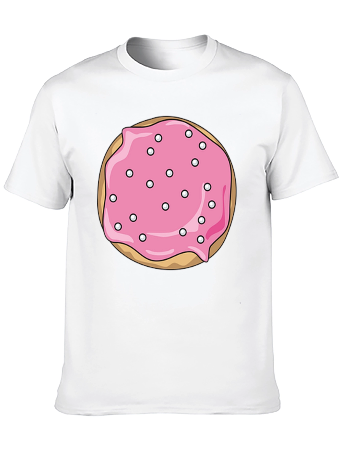 Donut Graphic Tee - Novelty Food T-Shirt