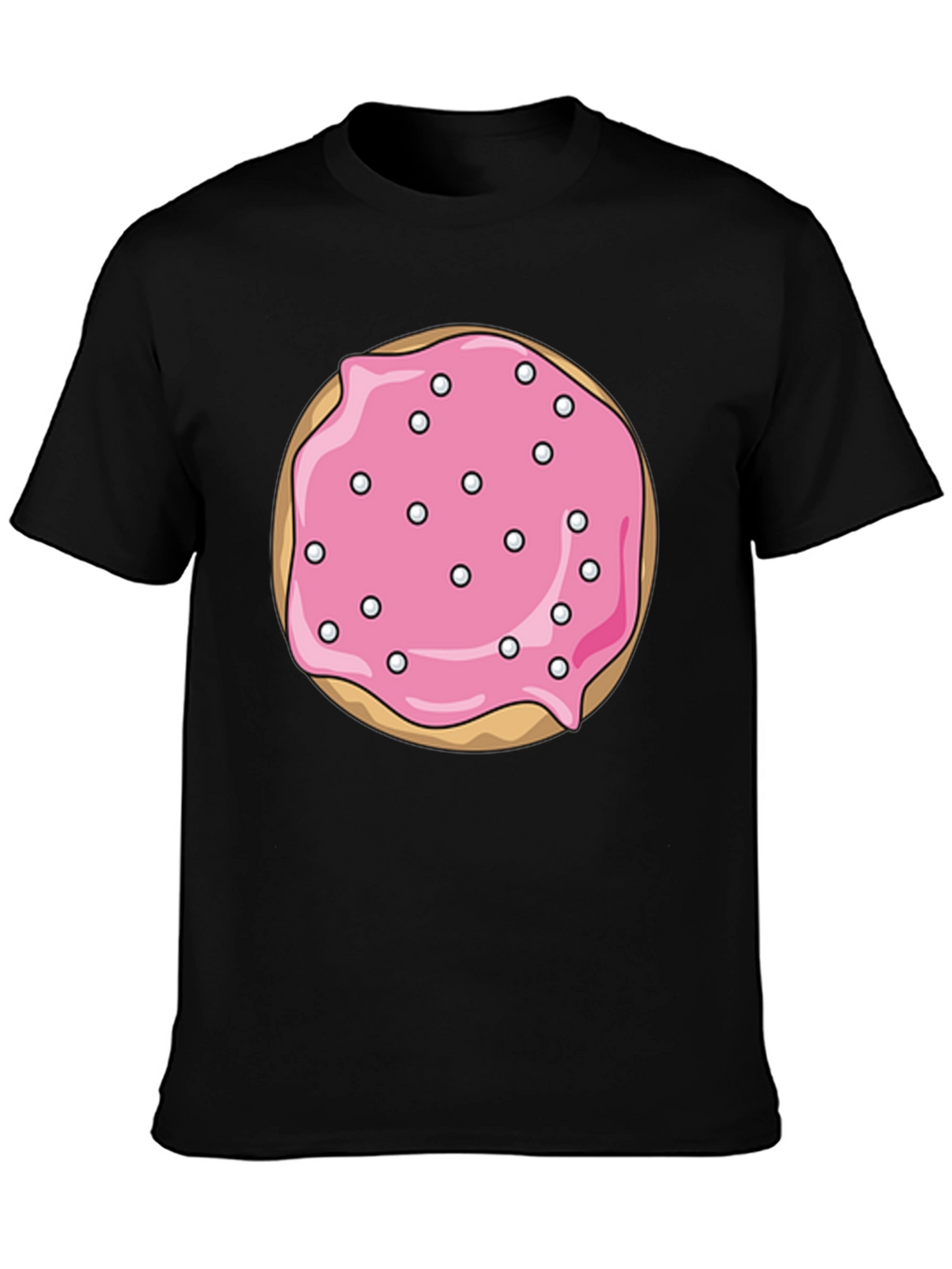 Donut Graphic Tee - Novelty Food T-Shirt