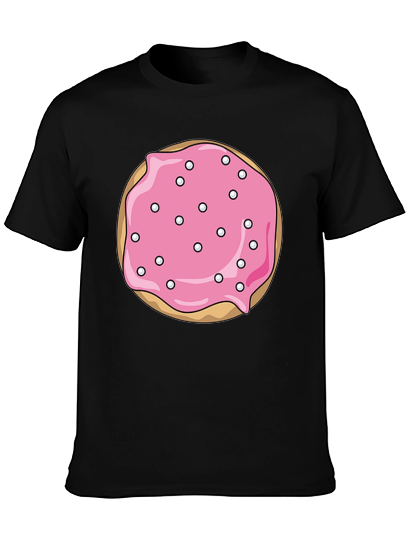 Donut Graphic Tee - Novelty Food T-Shirt