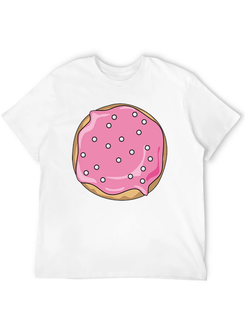 Donut Graphic Tee - Novelty Food T-Shirt