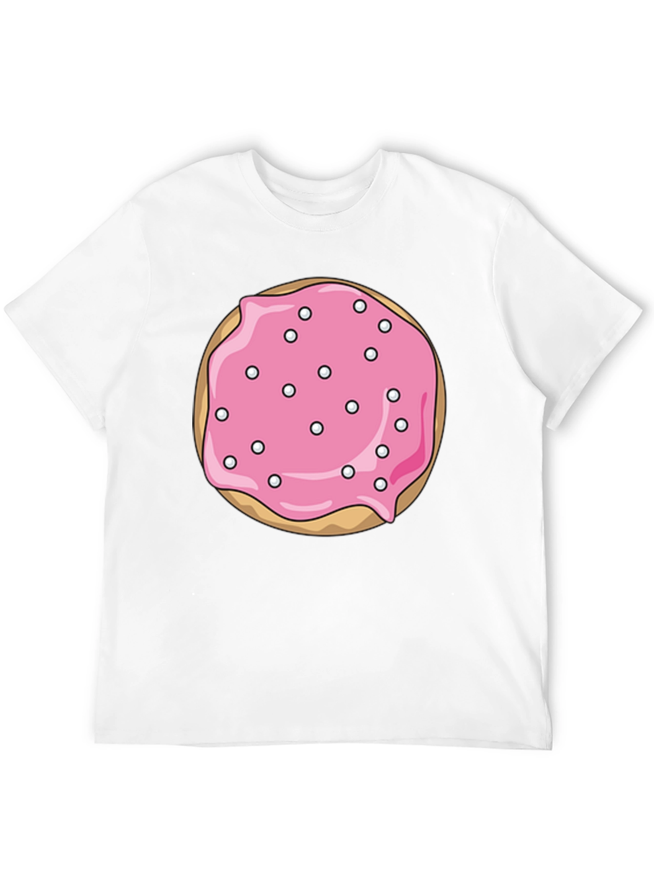 Donut Graphic Tee - Novelty Food T-Shirt