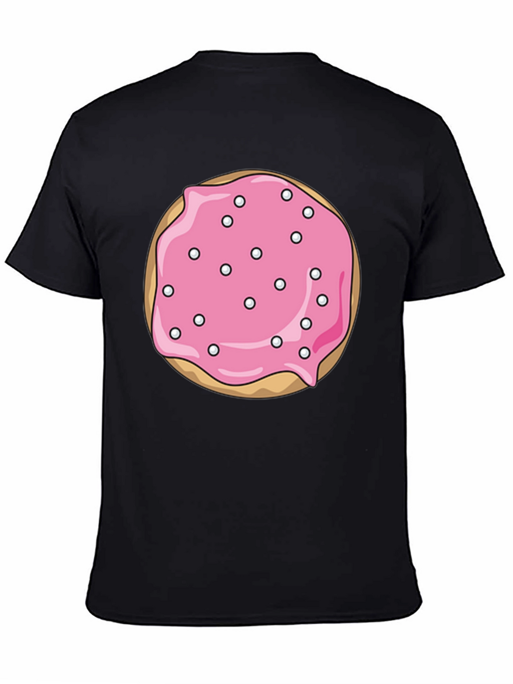 Donut Graphic Tee - Novelty Food T-Shirt