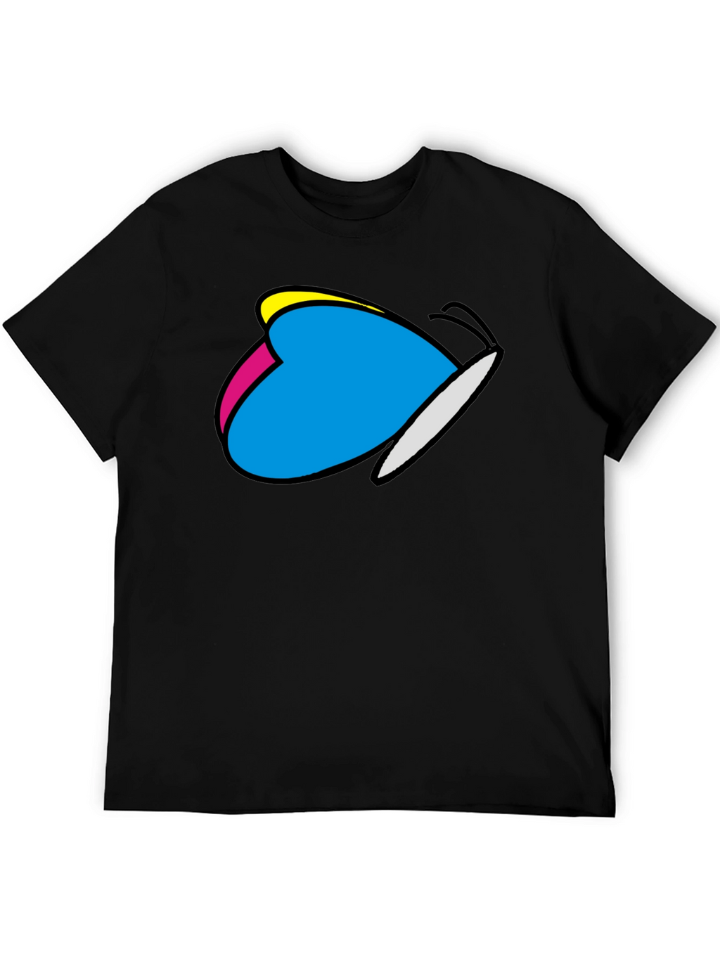 Butterfly Graphic Black T-Shirt
