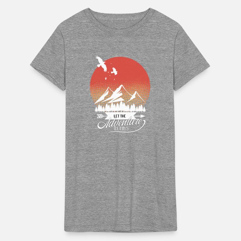 Let The Adventures Begins Tee,Camping