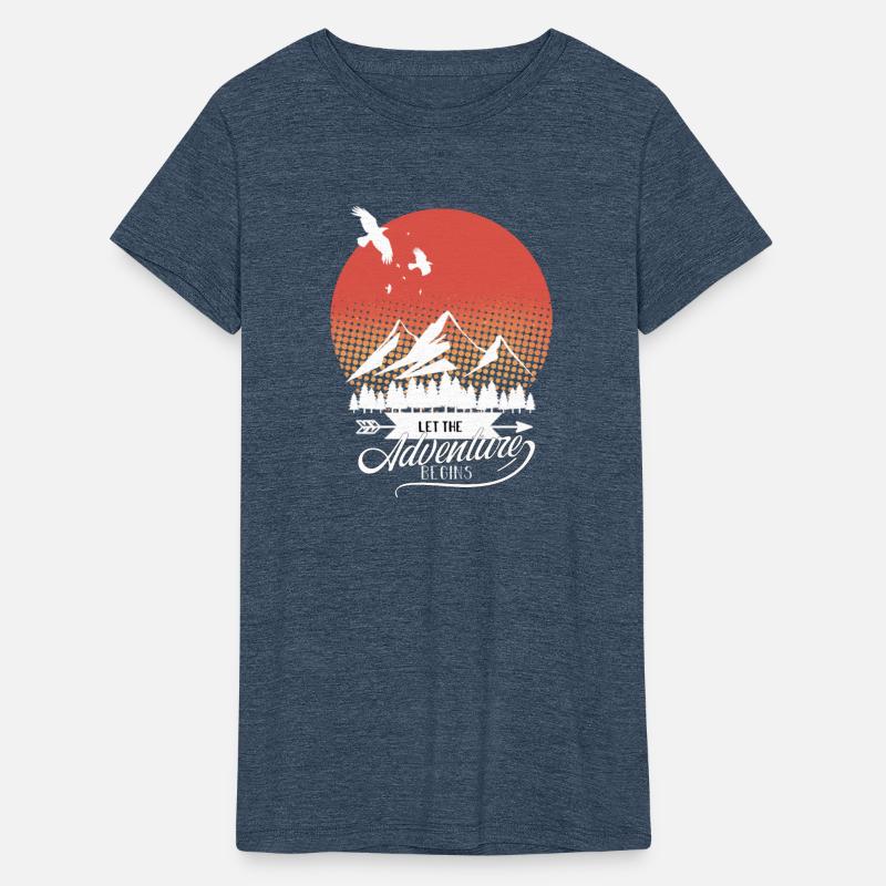 Let The Adventures Begins Tee,Camping