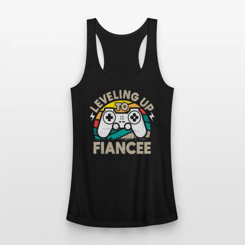 Leveled Up To Fiancee Gamer Newly Engaged Couple