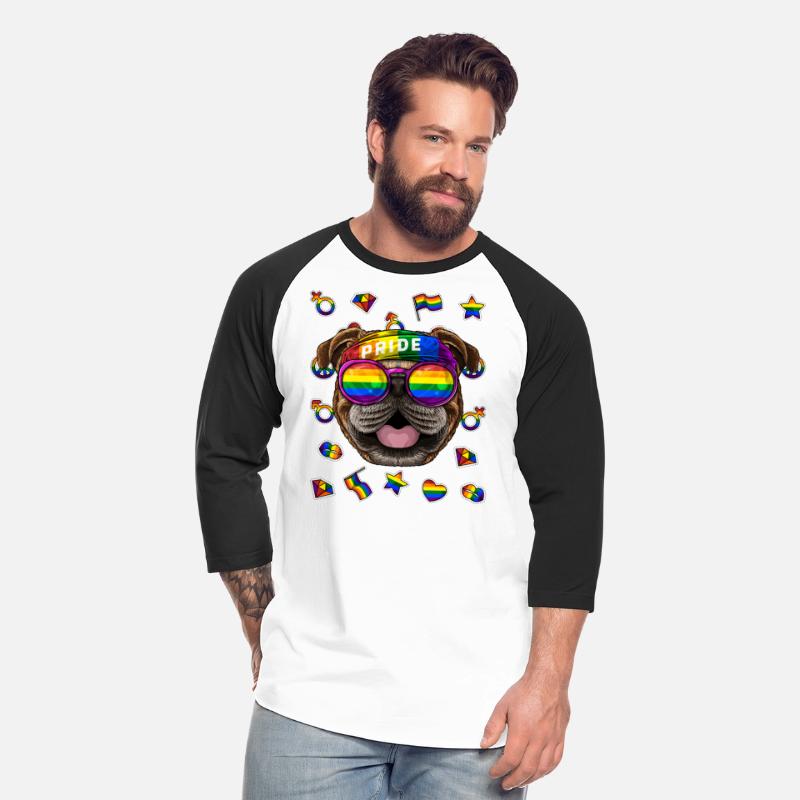 LGBT Bulldog Gay Pride Month Dog Rainbow Lesbian