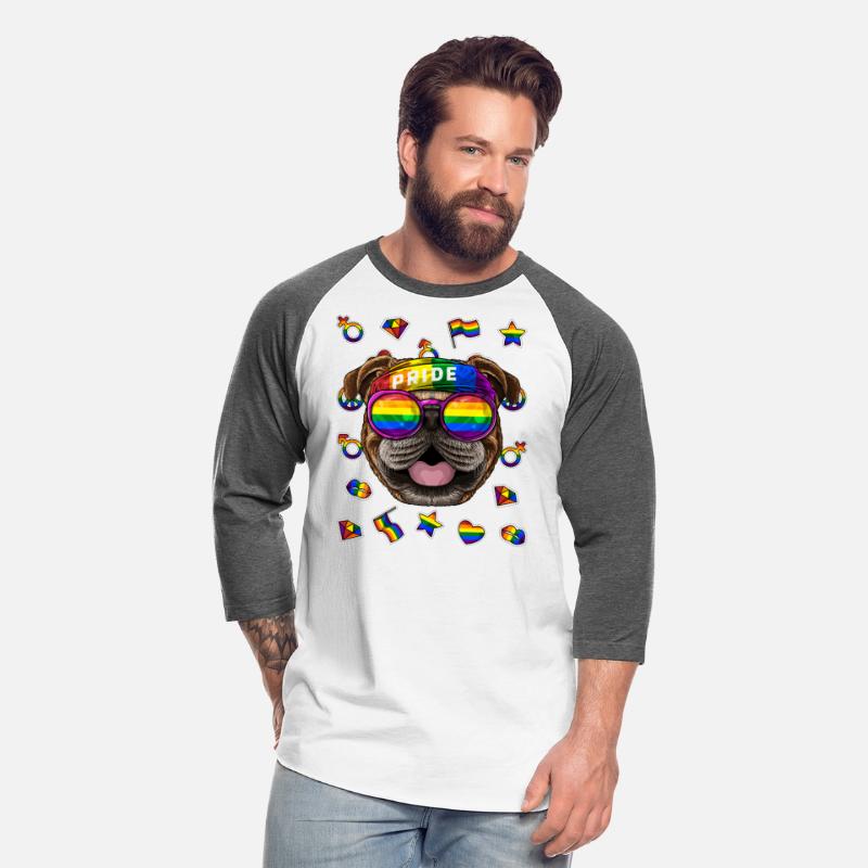 LGBT Bulldog Gay Pride Month Dog Rainbow Lesbian
