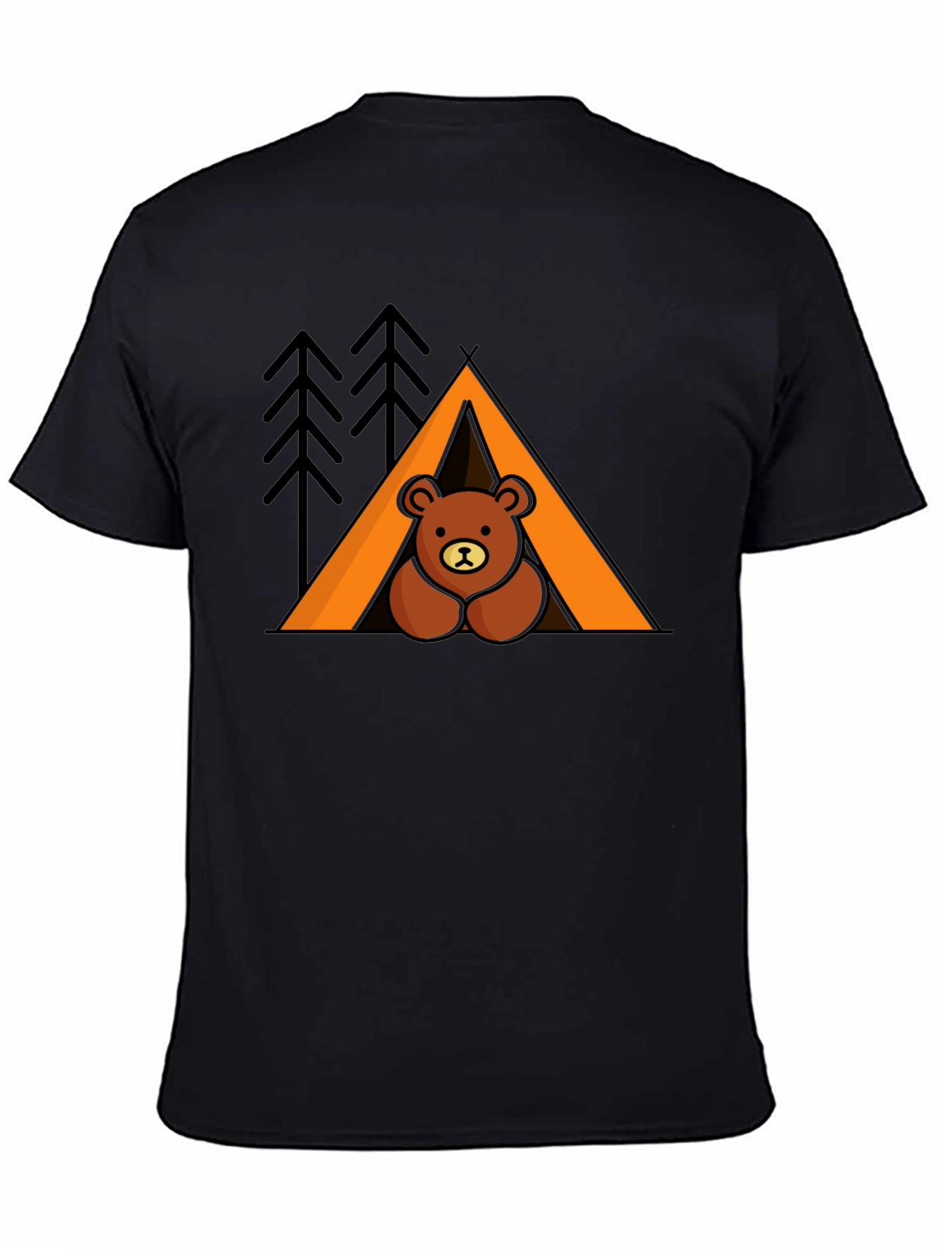 Camping Bear T-Shirt - Outdoor Adventure