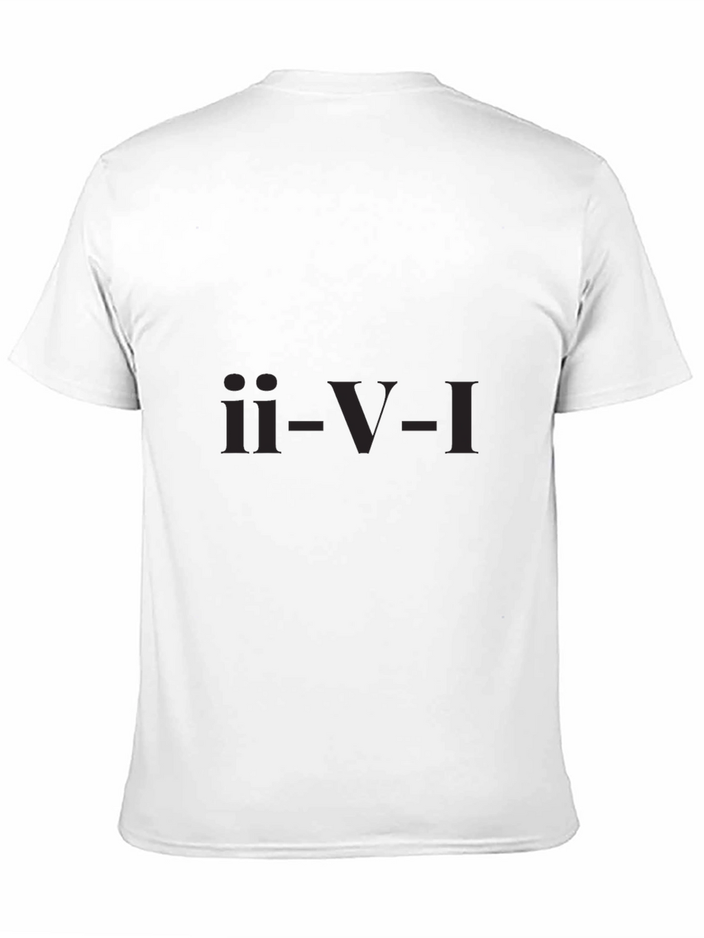ii-V-I Chord Progression Black T-Shirt