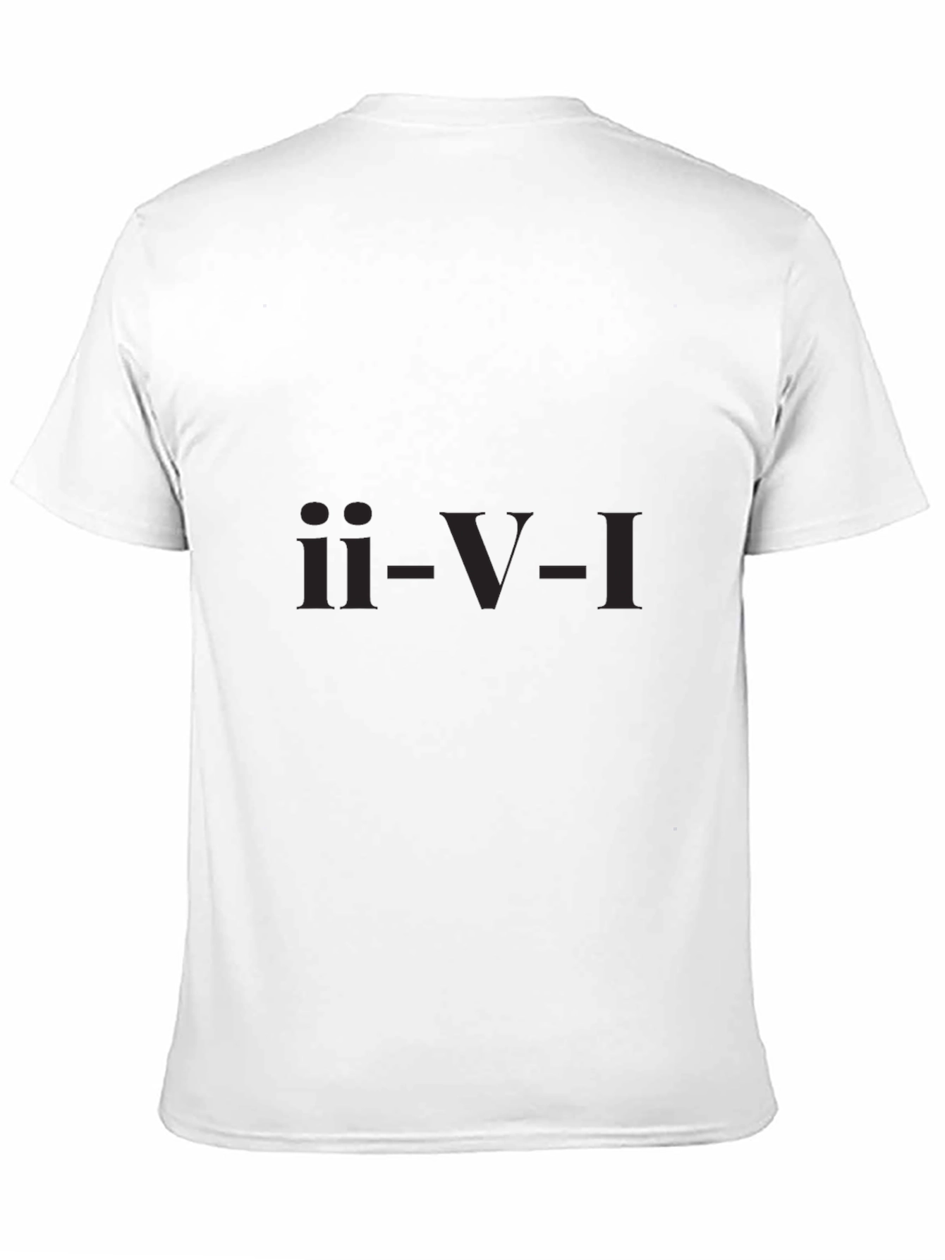 ii-V-I Chord Progression Black T-Shirt