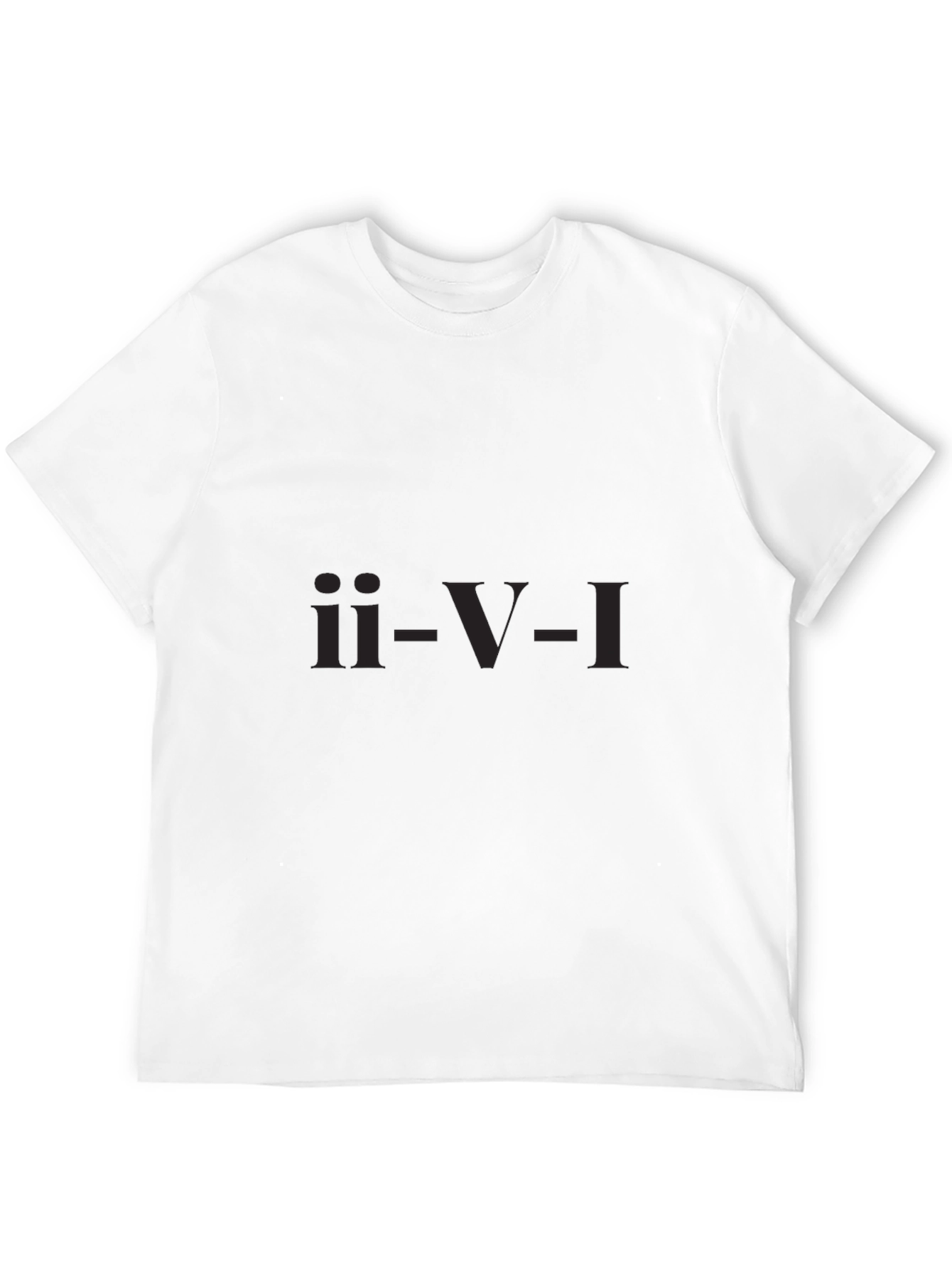 ii-V-I Chord Progression Black T-Shirt